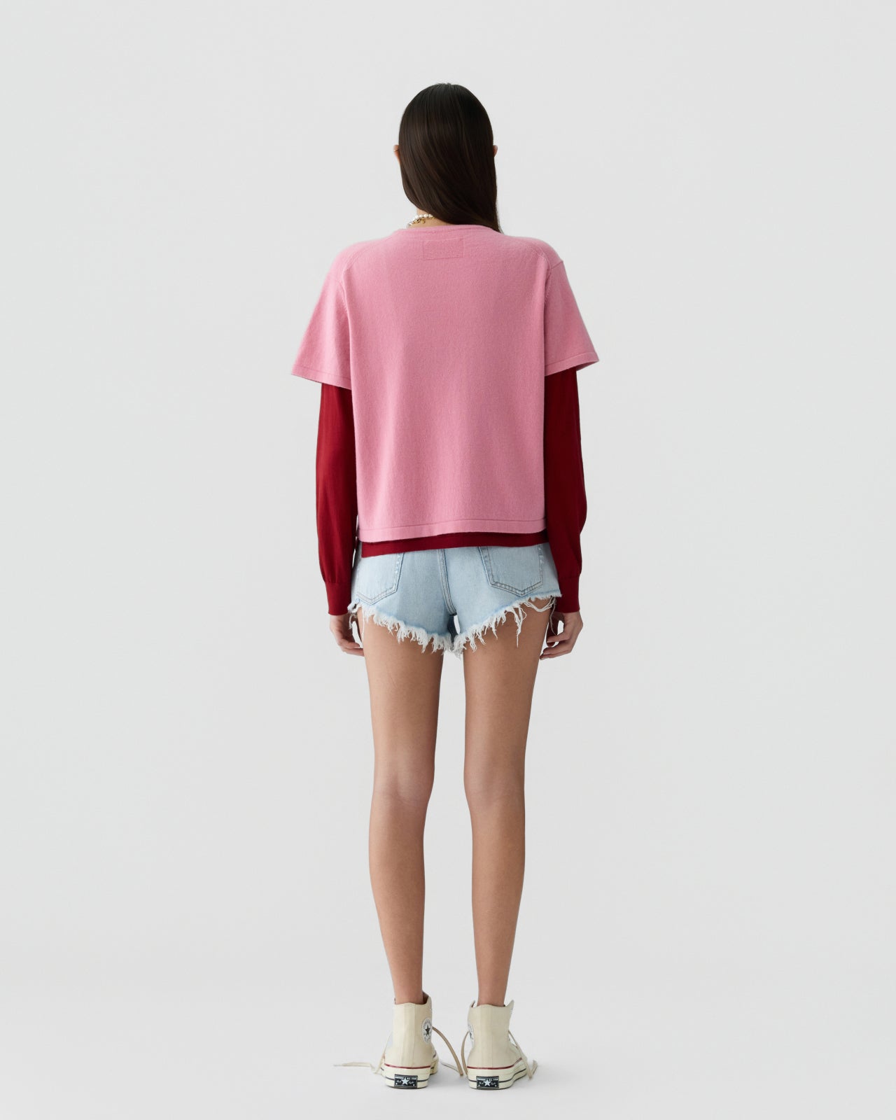 Layer Tee - Sprinkle/Carmine – Guest In Residence