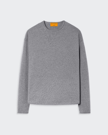 THE SWEAT™ CROPPED CREW - HEATHER GREY