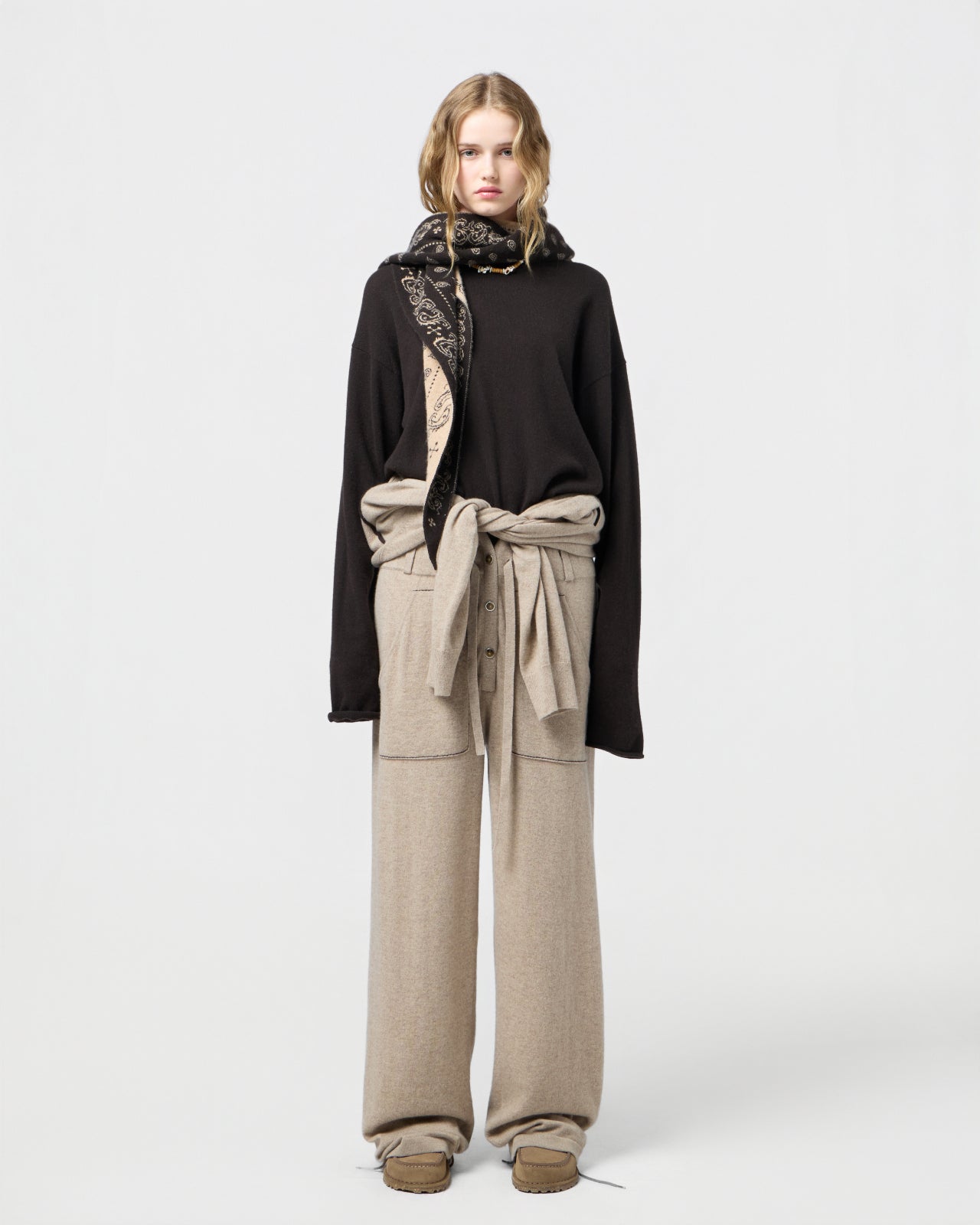 Oversized Crew - Burnt Cocoa