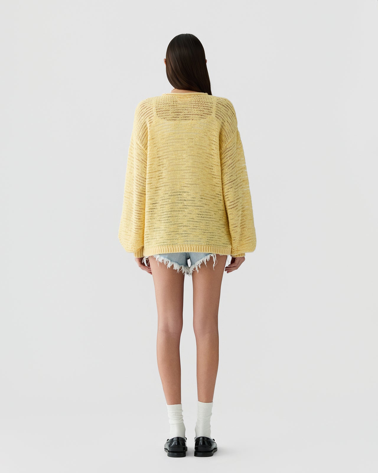Open Stripe Crew - Butter