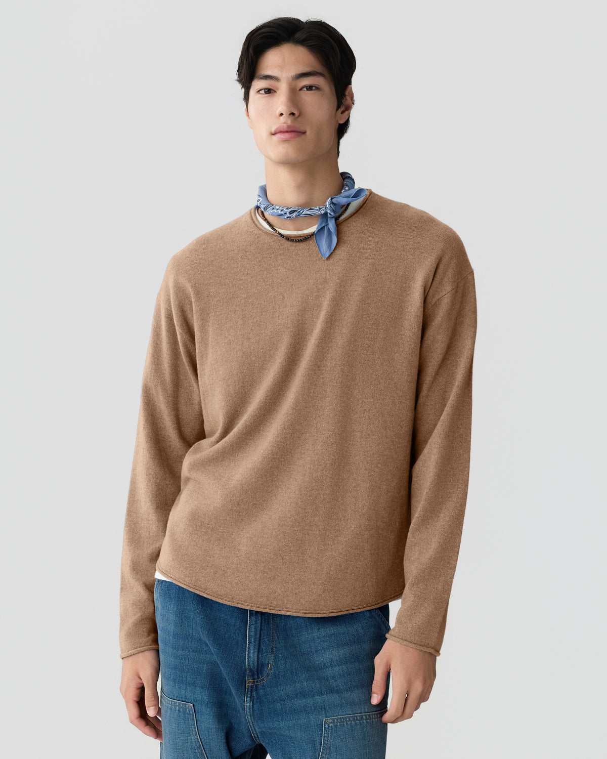 Oversized Crew - Almond