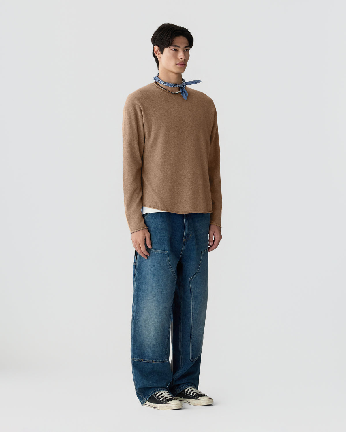 Oversized Crew - Almond