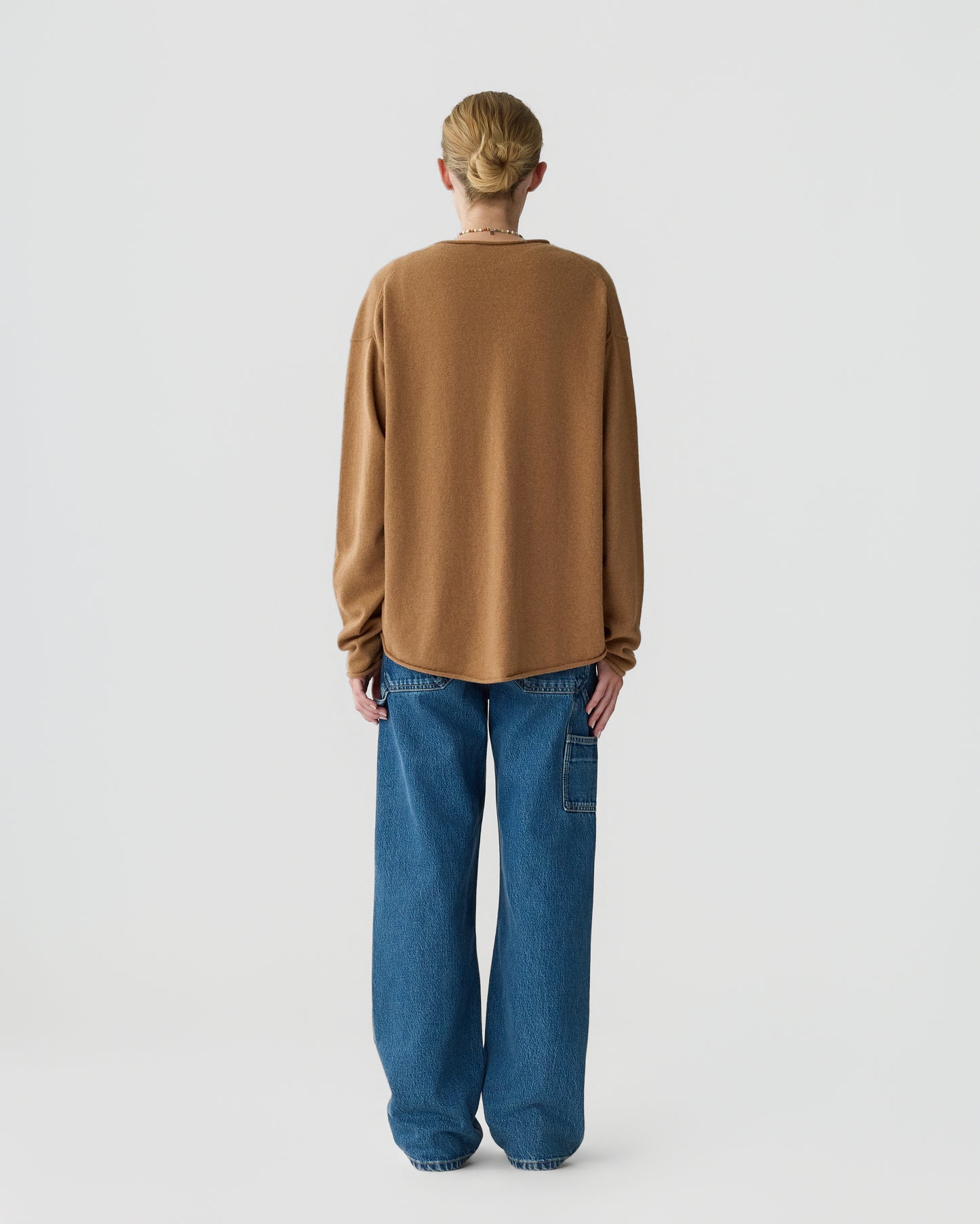 Oversized Crew - Almond