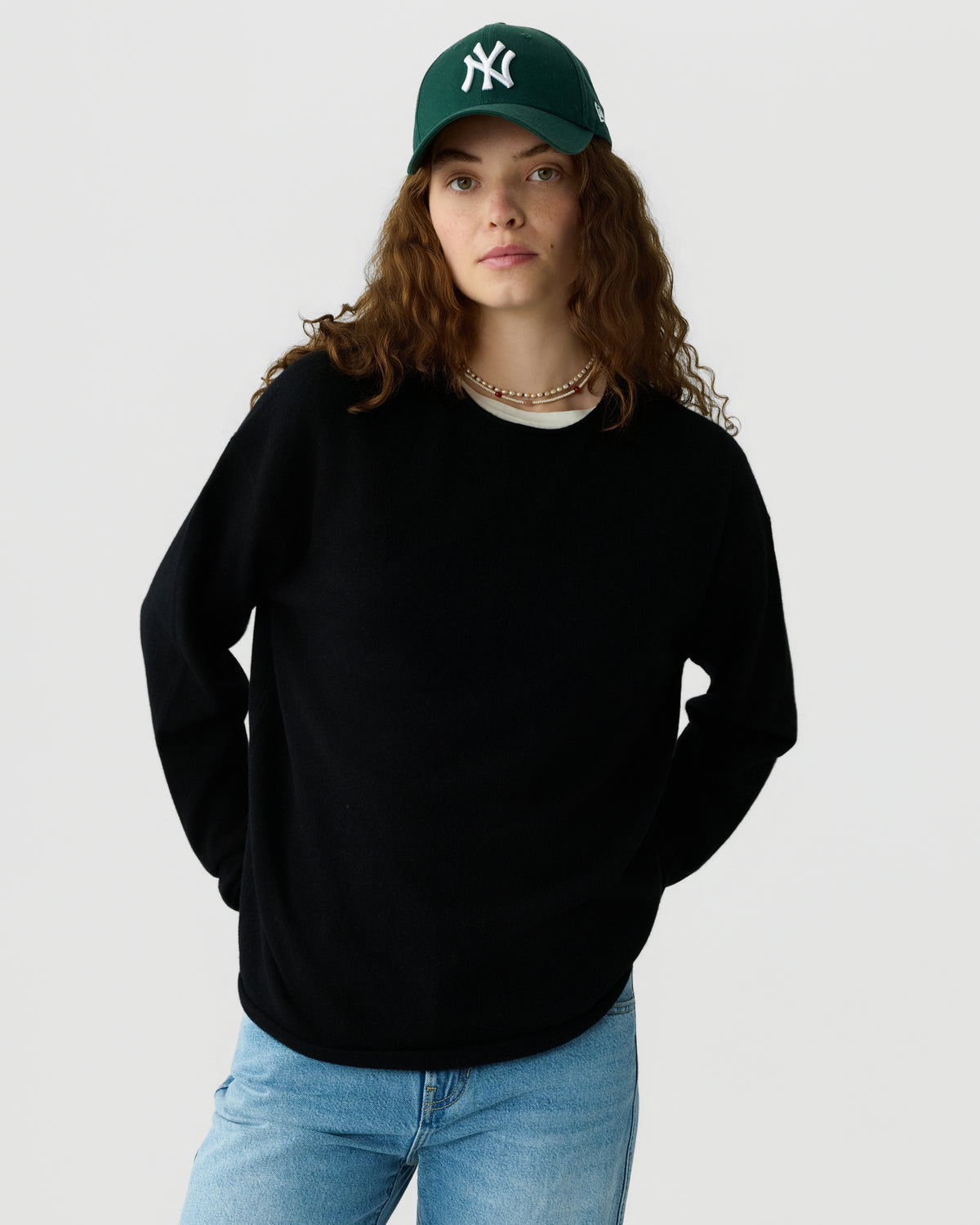 Oversized Crew - Black