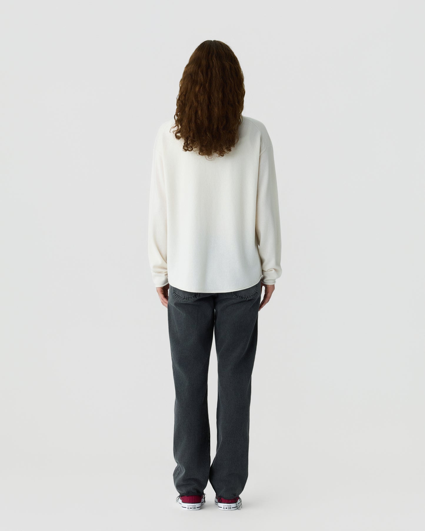 Oversized Crew - Cream