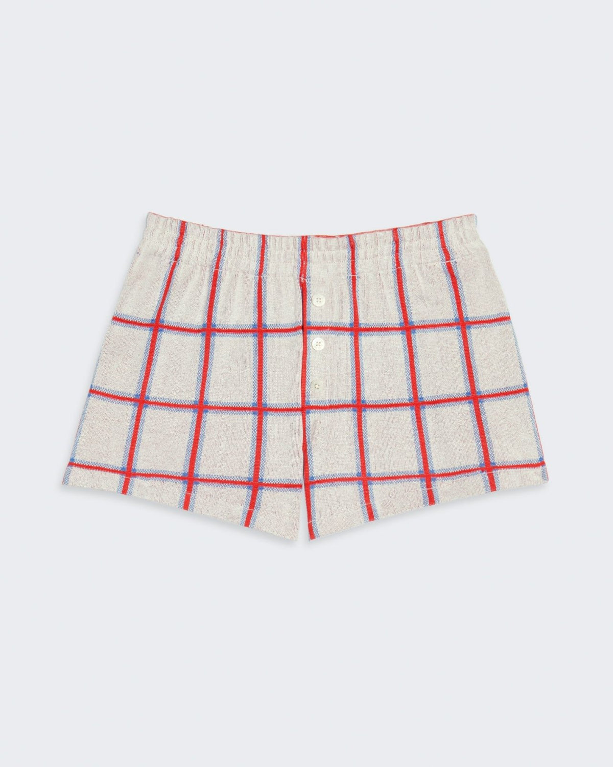 Picnic Plaid Short - Cream Combo