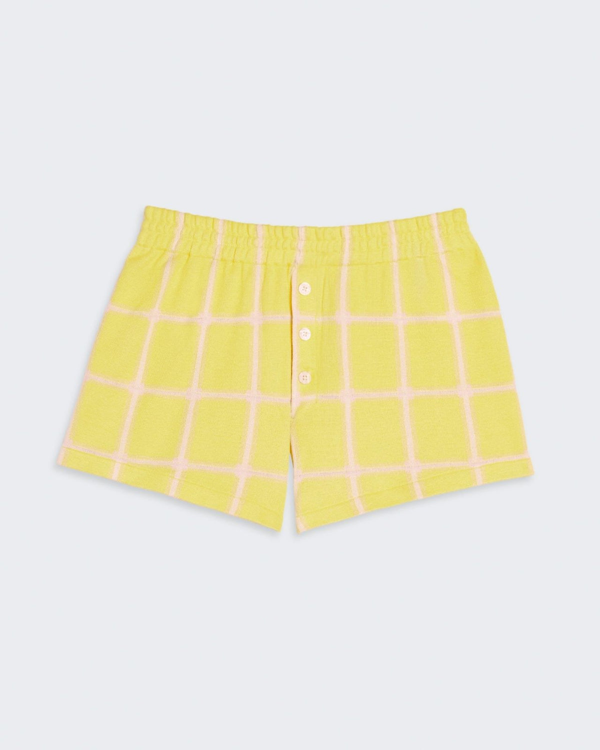 Picnic Plaid Short - Lemon Combo