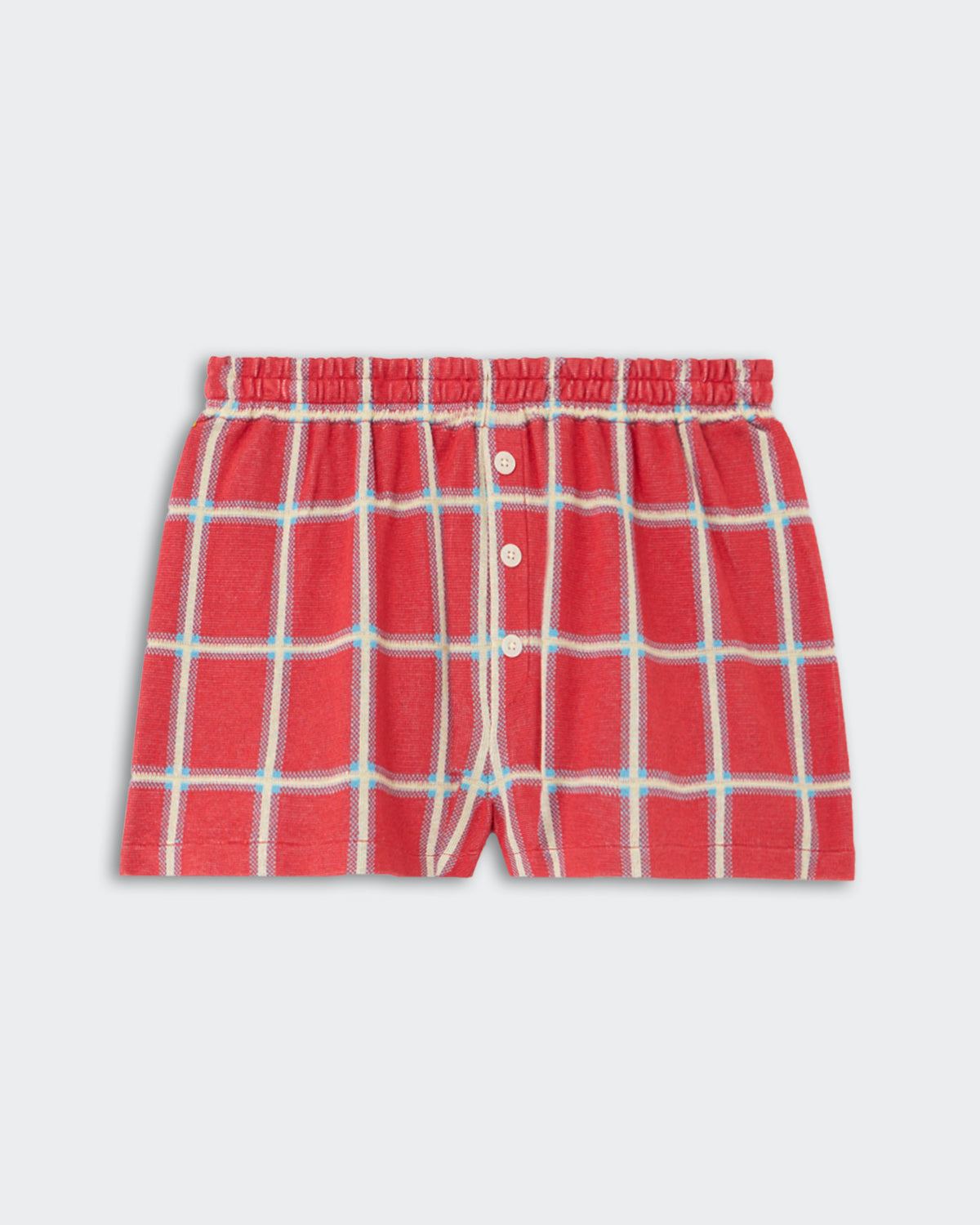Picnic Plaid Short - Scarlet Combo