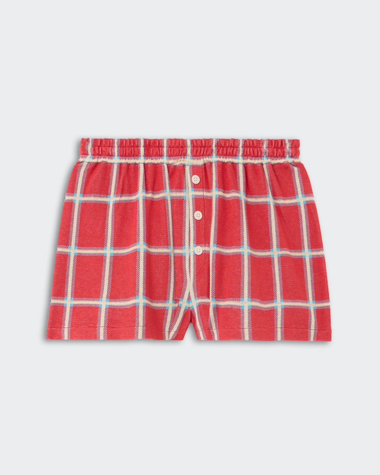 Picnic Plaid Short - Scarlet Combo