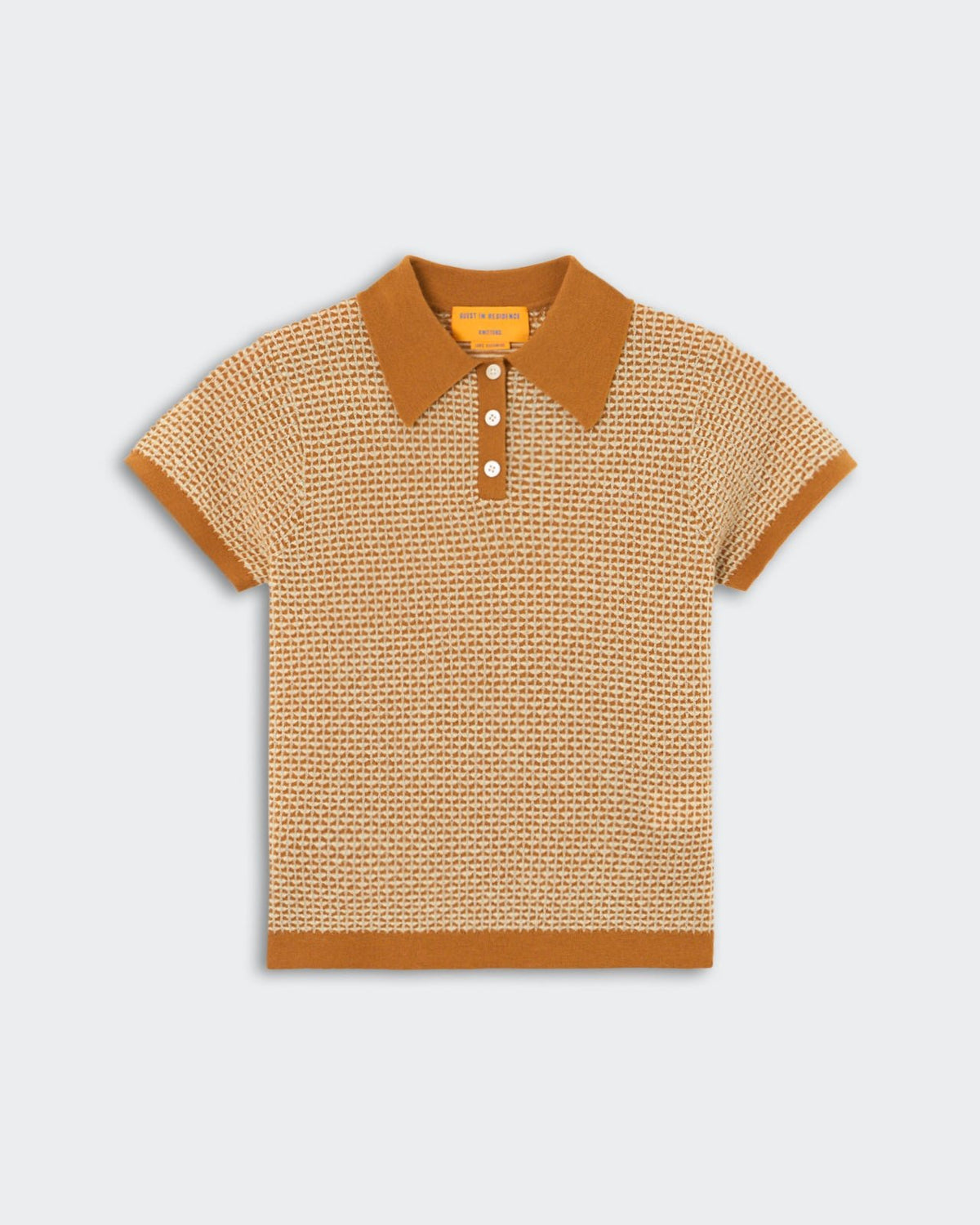 Pique Shrunken Polo - Suede Combo