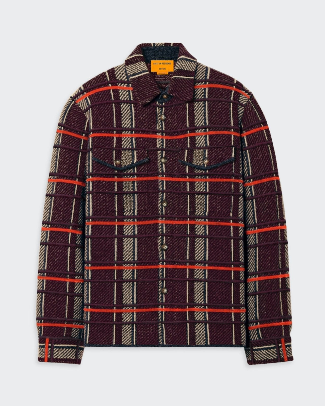 Plaid Work Shirt - Plum Combo