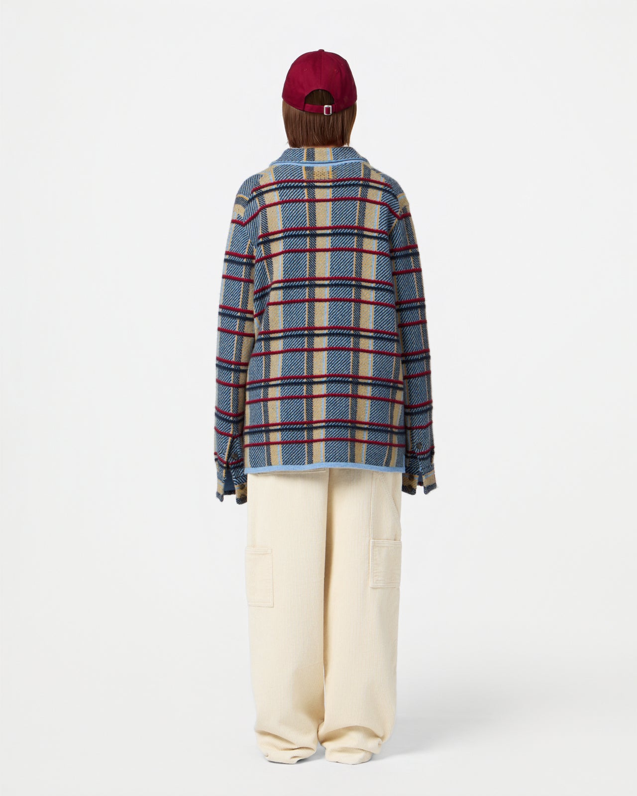 Plaid Work Shirt - Heather Blue Combo