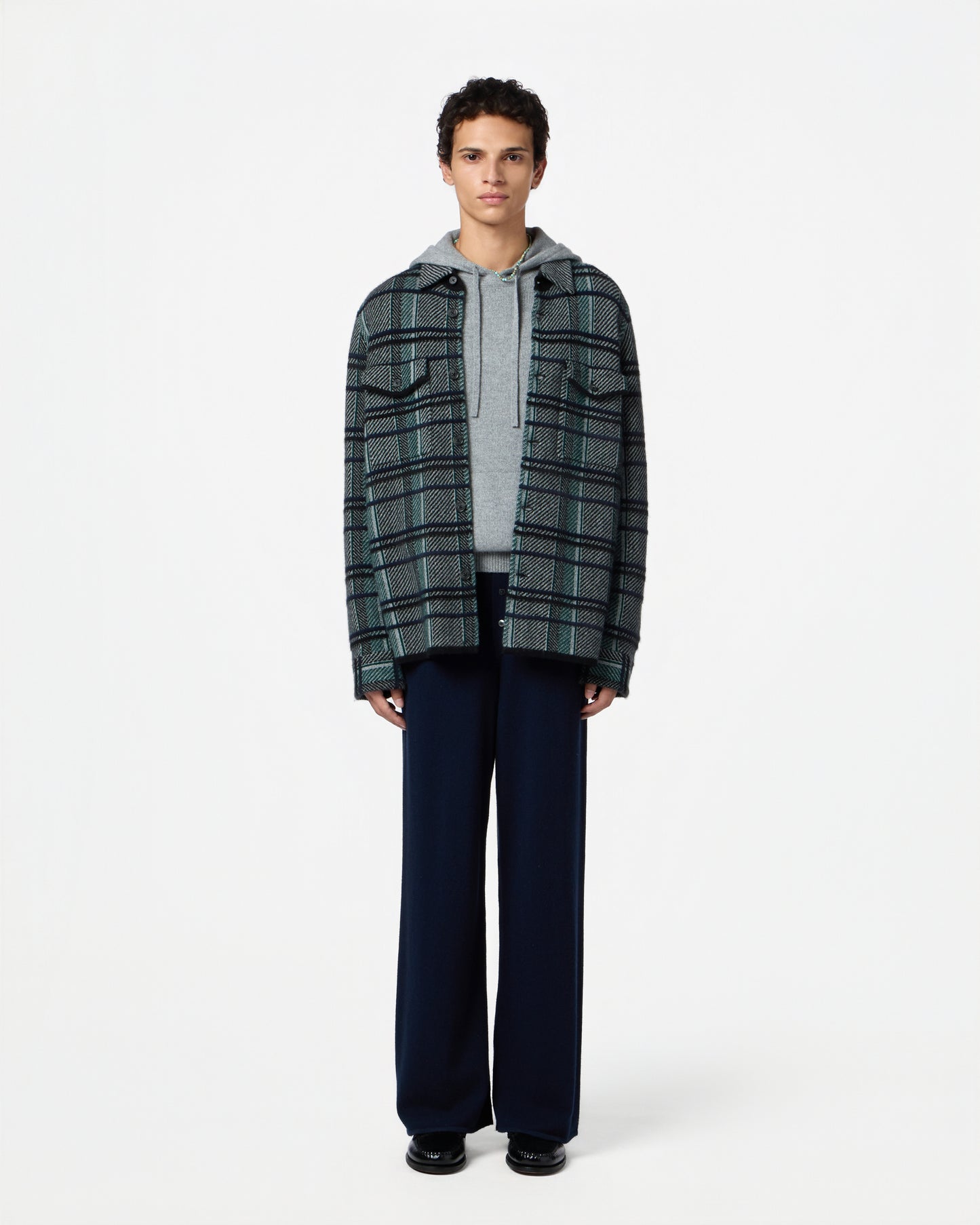 Plaid Work Shirt - Black Combo