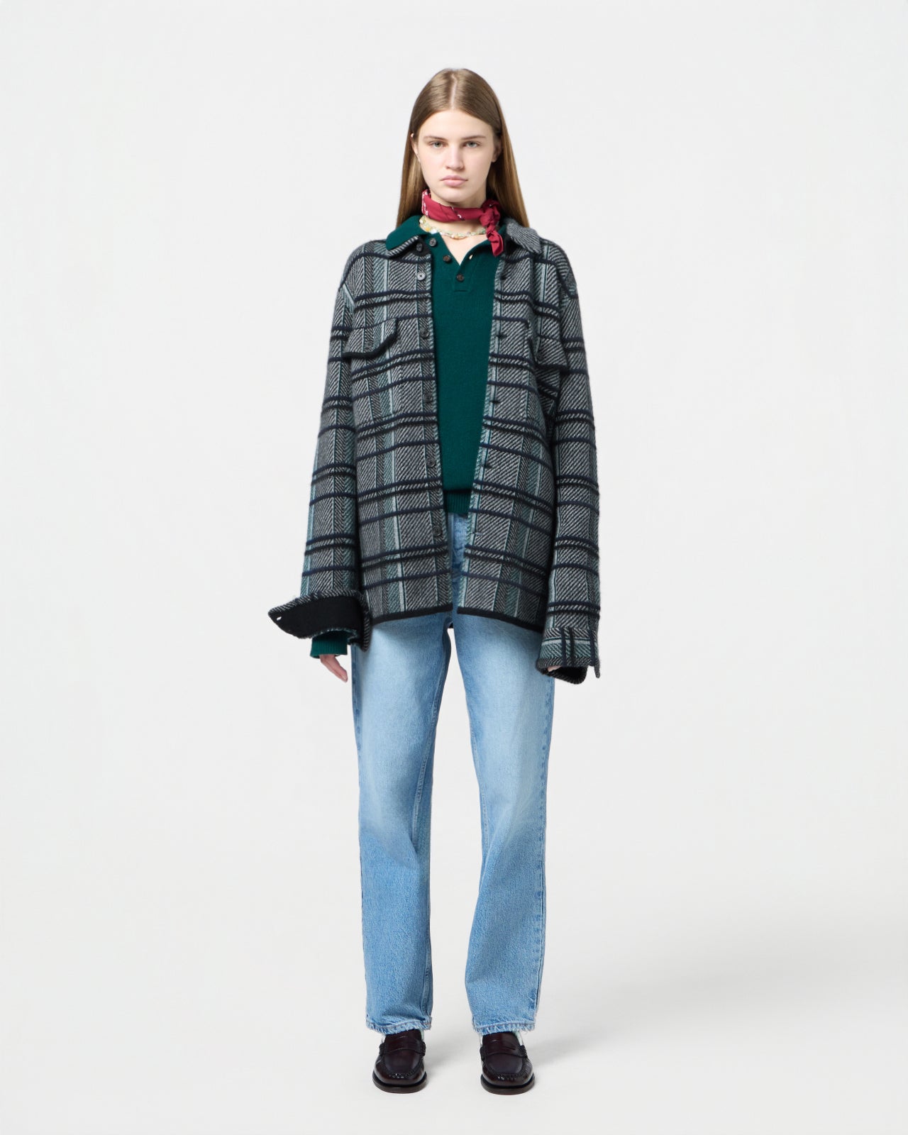 Plaid Work Shirt - Black Combo