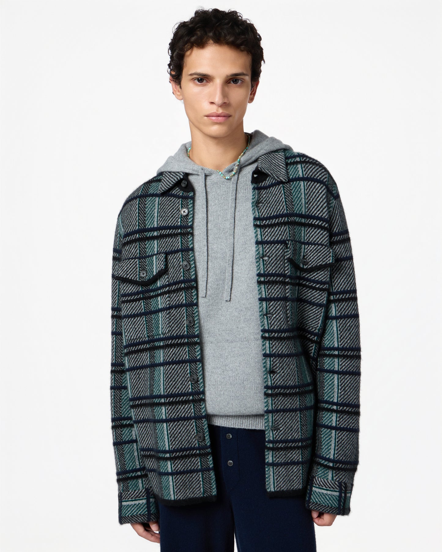 Plaid Work Shirt - Black Combo