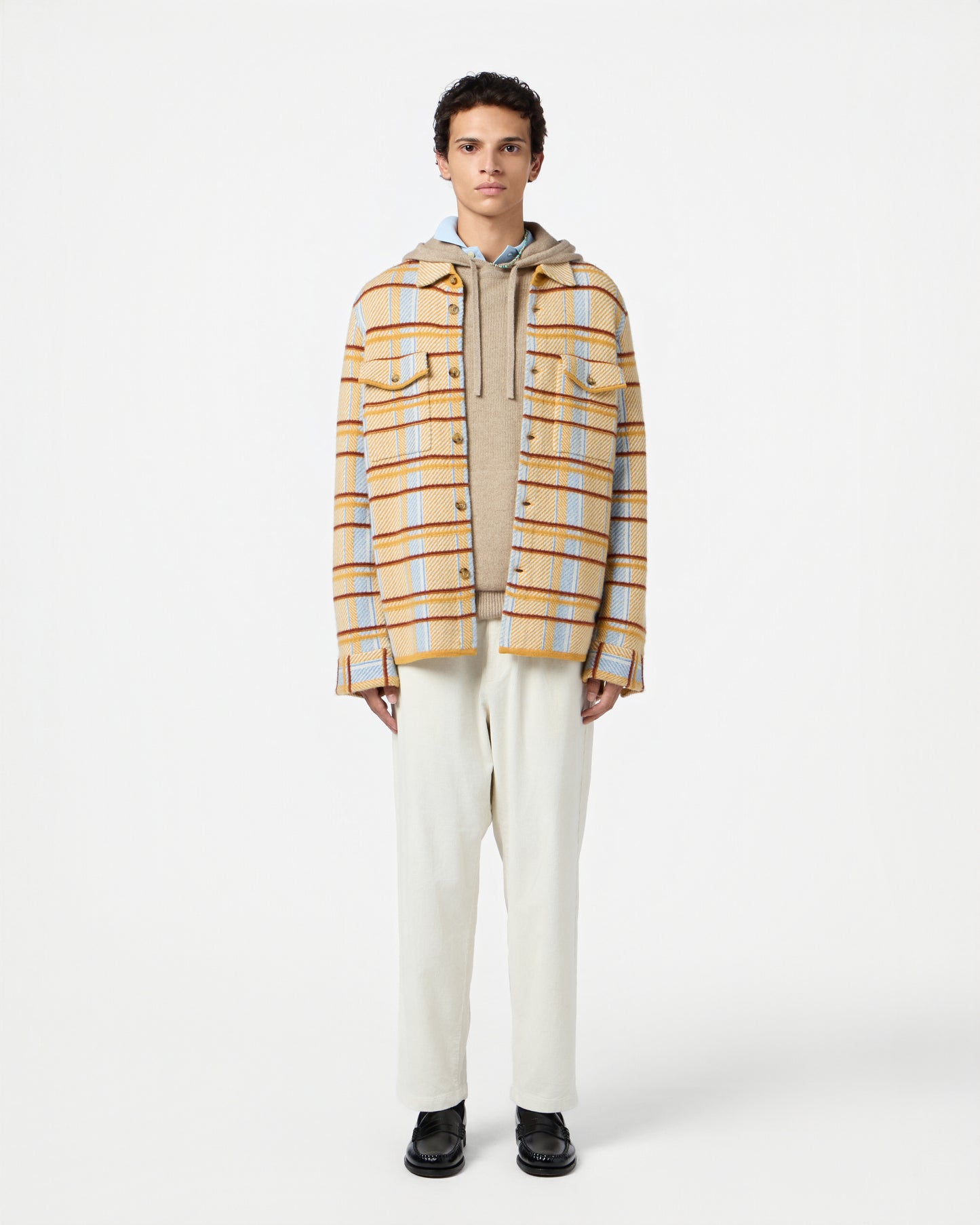 Plaid Work Shirt - Curry Combo