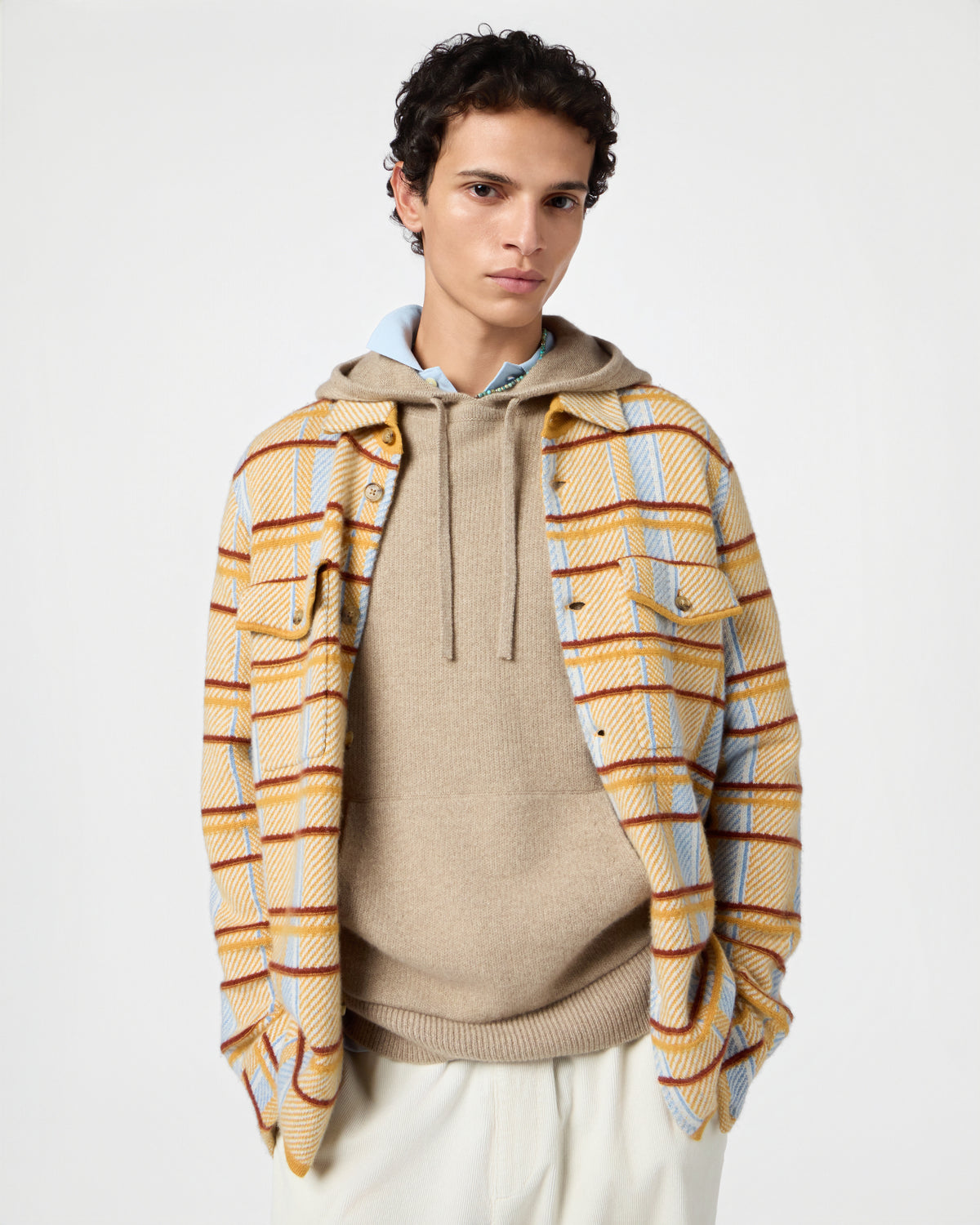 Plaid Work Shirt - Curry Combo