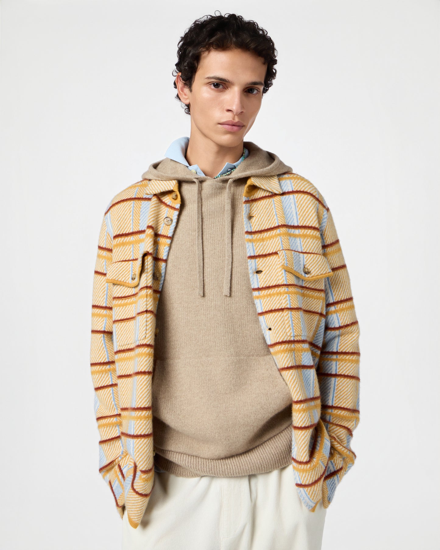 Plaid Work Shirt - Curry Combo