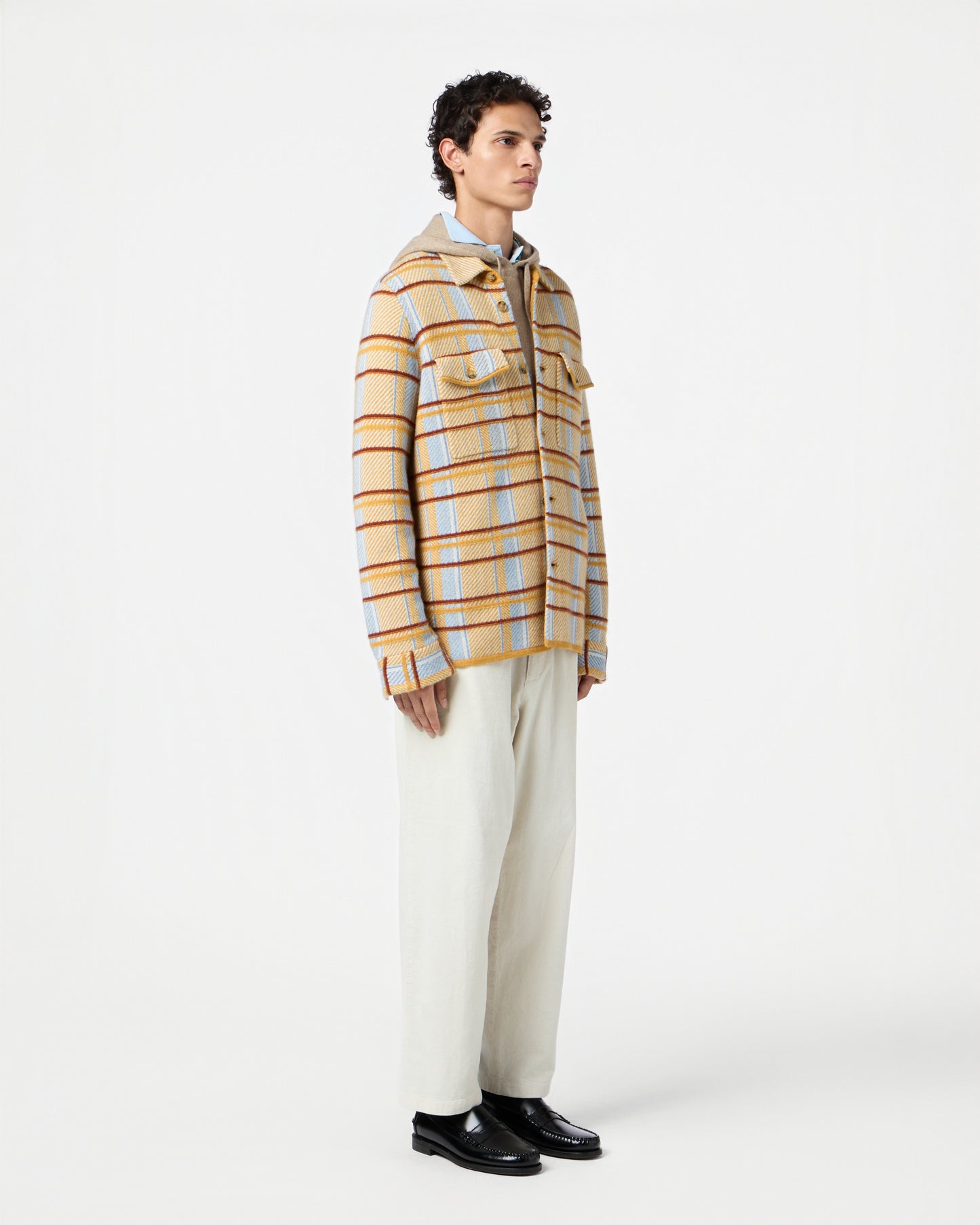 Plaid Work Shirt - Curry Combo