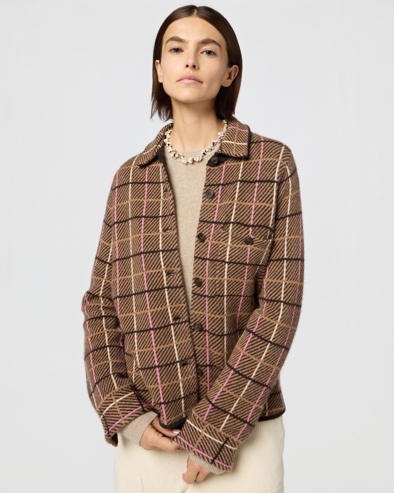 Dylan Plaid Shirt - Burnt Cocoa Combo
