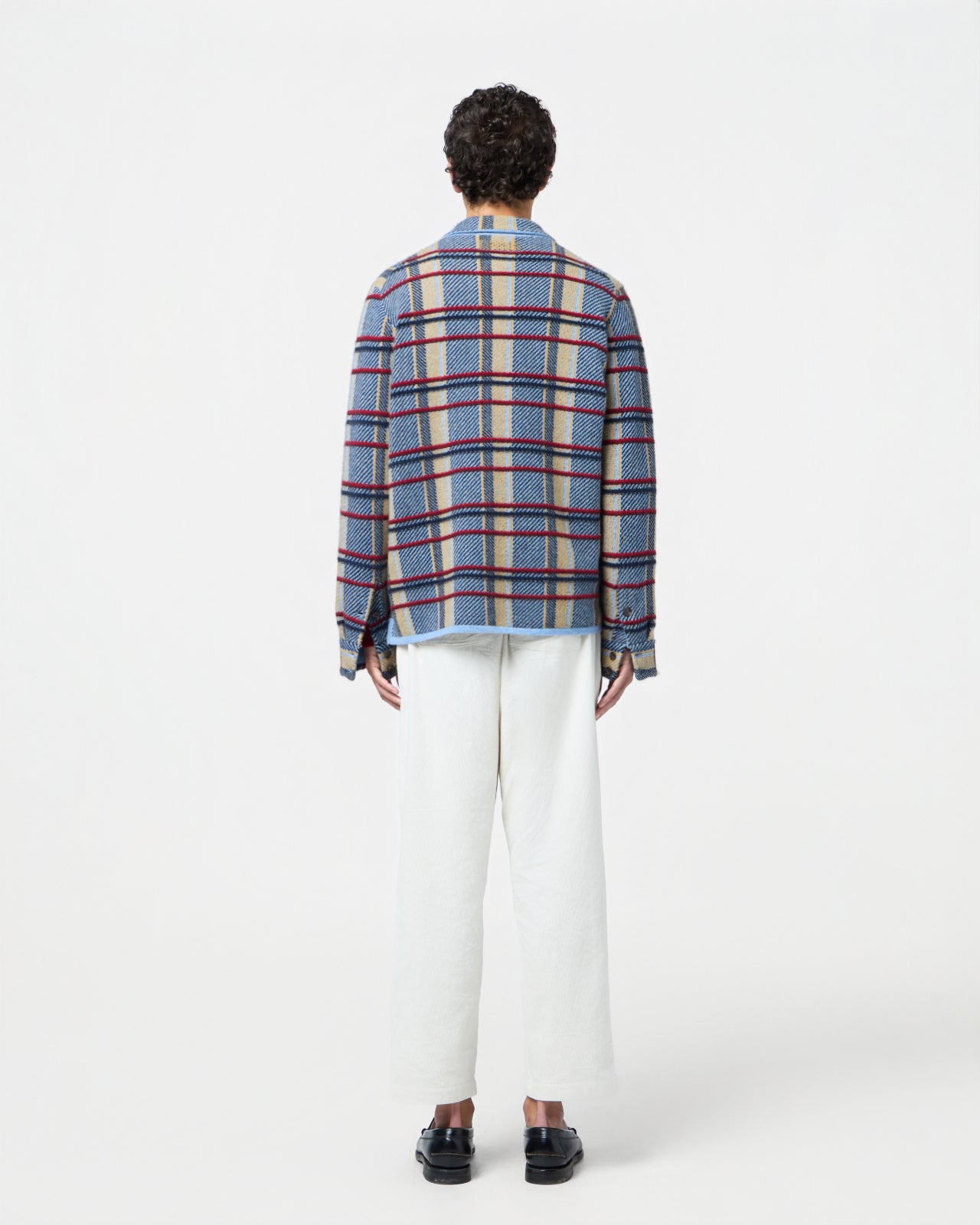 Plaid Work Shirt - Heather Blue Combo