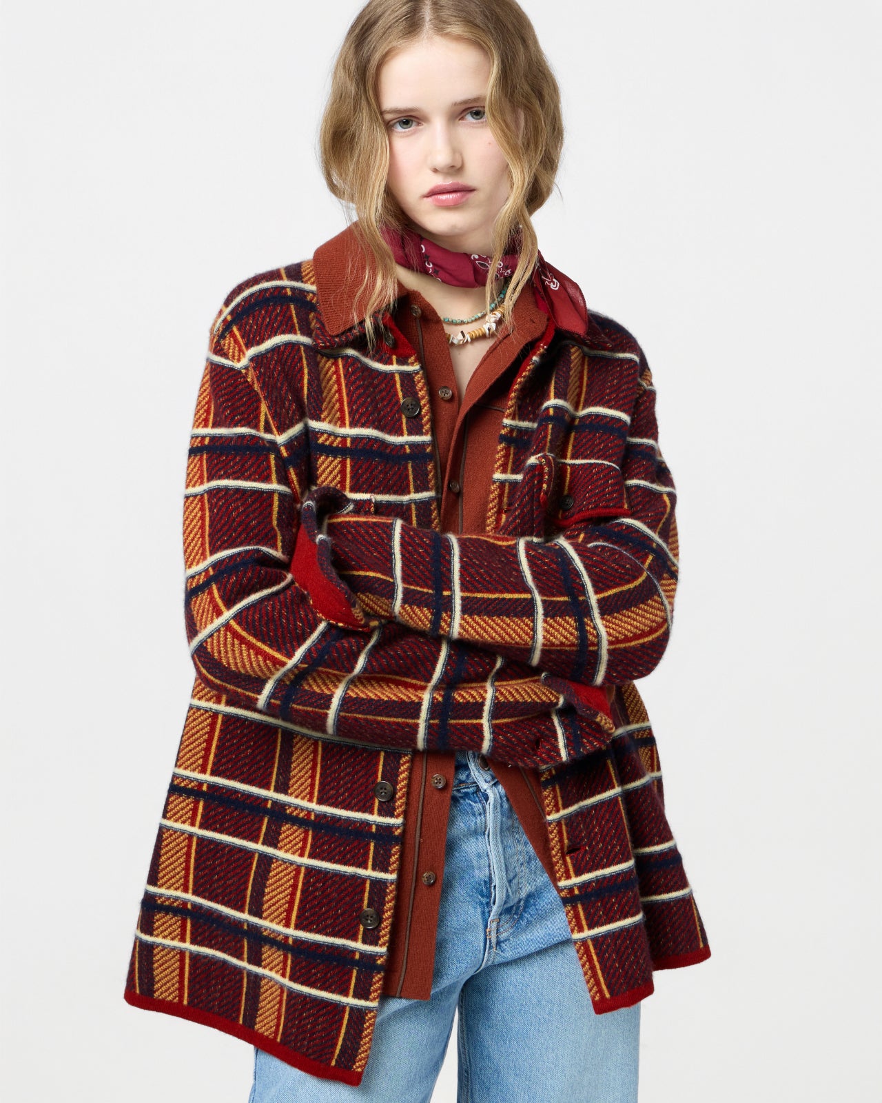 Plaid Work Shirt - Ruby Combo