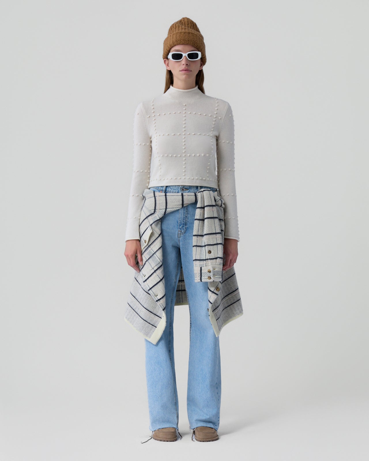 シールームリン　popcorn ポロニット searoomlynn PopcornフェザーYarnトップス - メルカリ