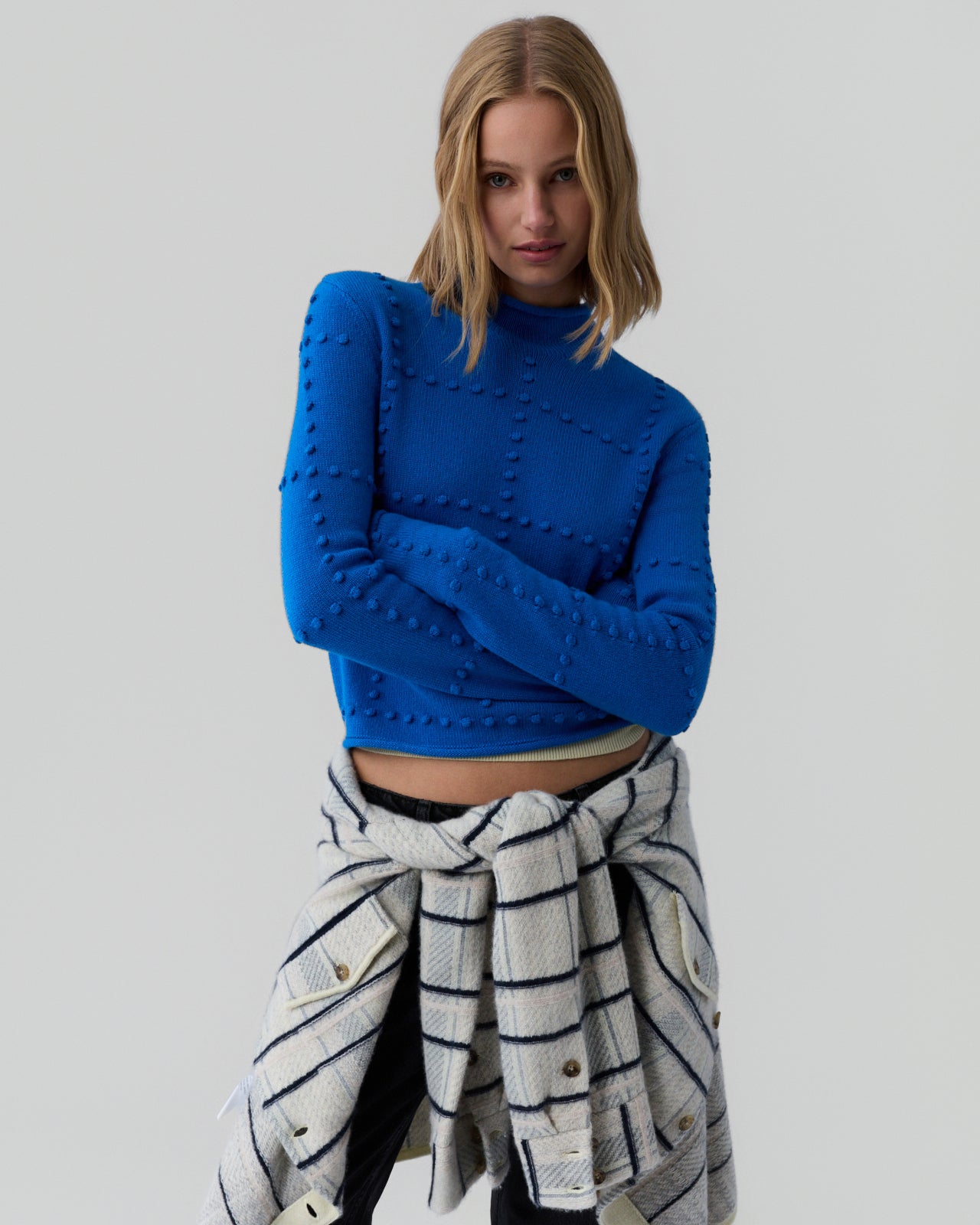 ニット/セーター leinwande Popcorn Tree Knitted Crop Top 中古・古着通販】LEINWANDE (ラインヴァンド) Popcorn Tree Knitted