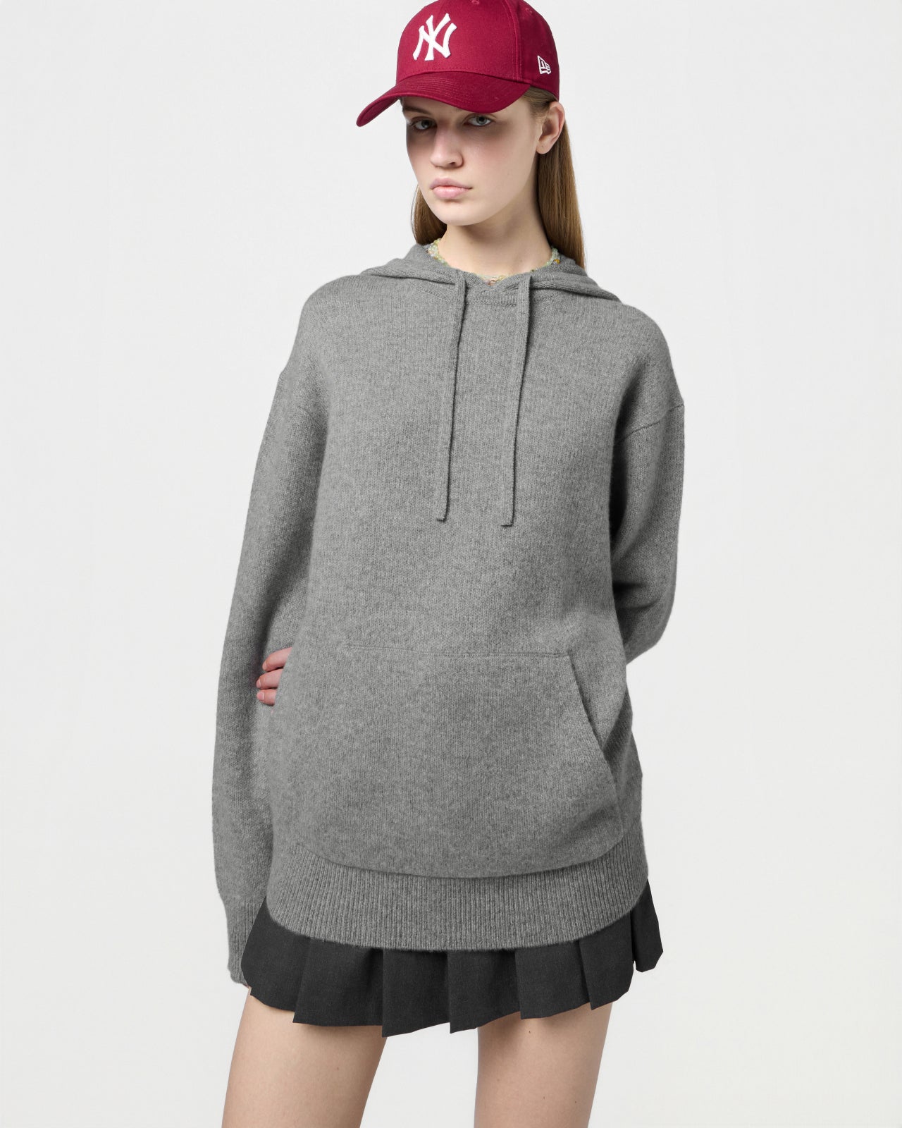Pullover Hoodie - Heather Grey