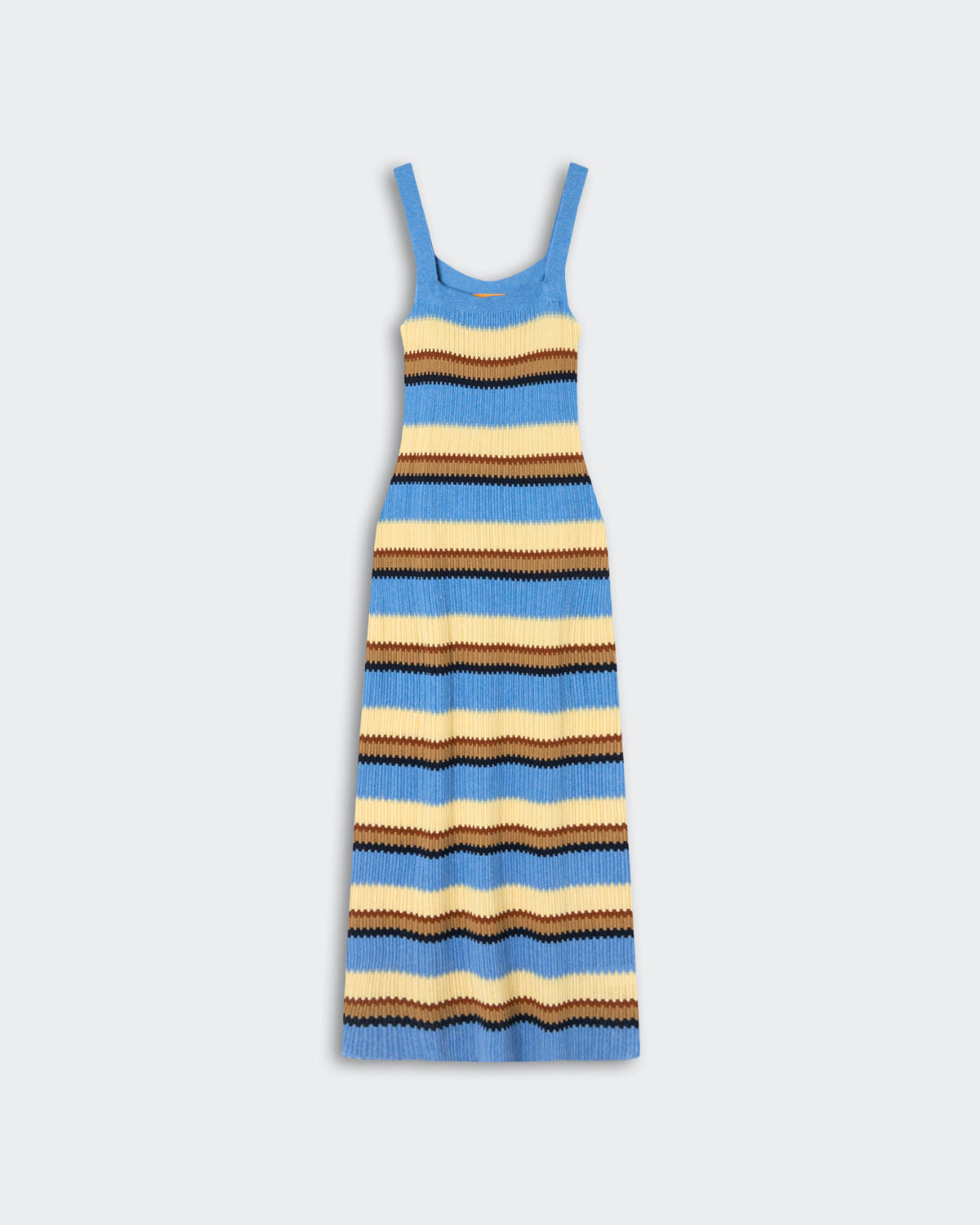 Palazzo Dress - Delft Blue Combo