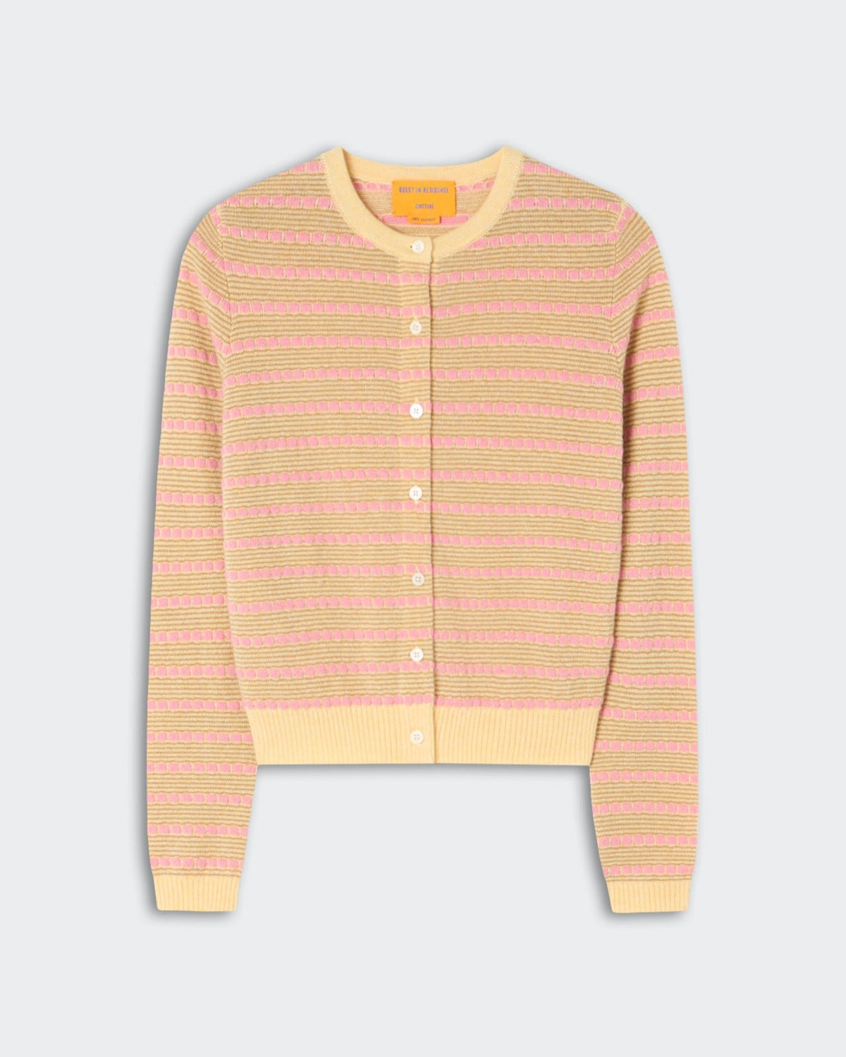 Pebble Stripe Jane Cardigan - Butter Combo