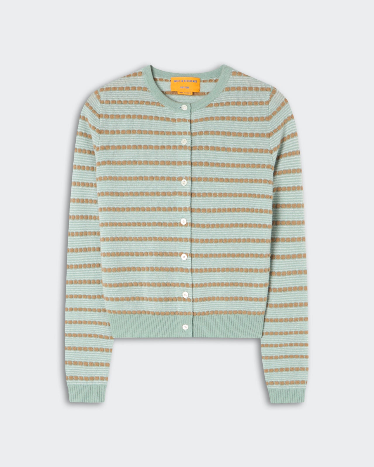 Pebble Stripe Jane Cardigan - Sage Brush Combo