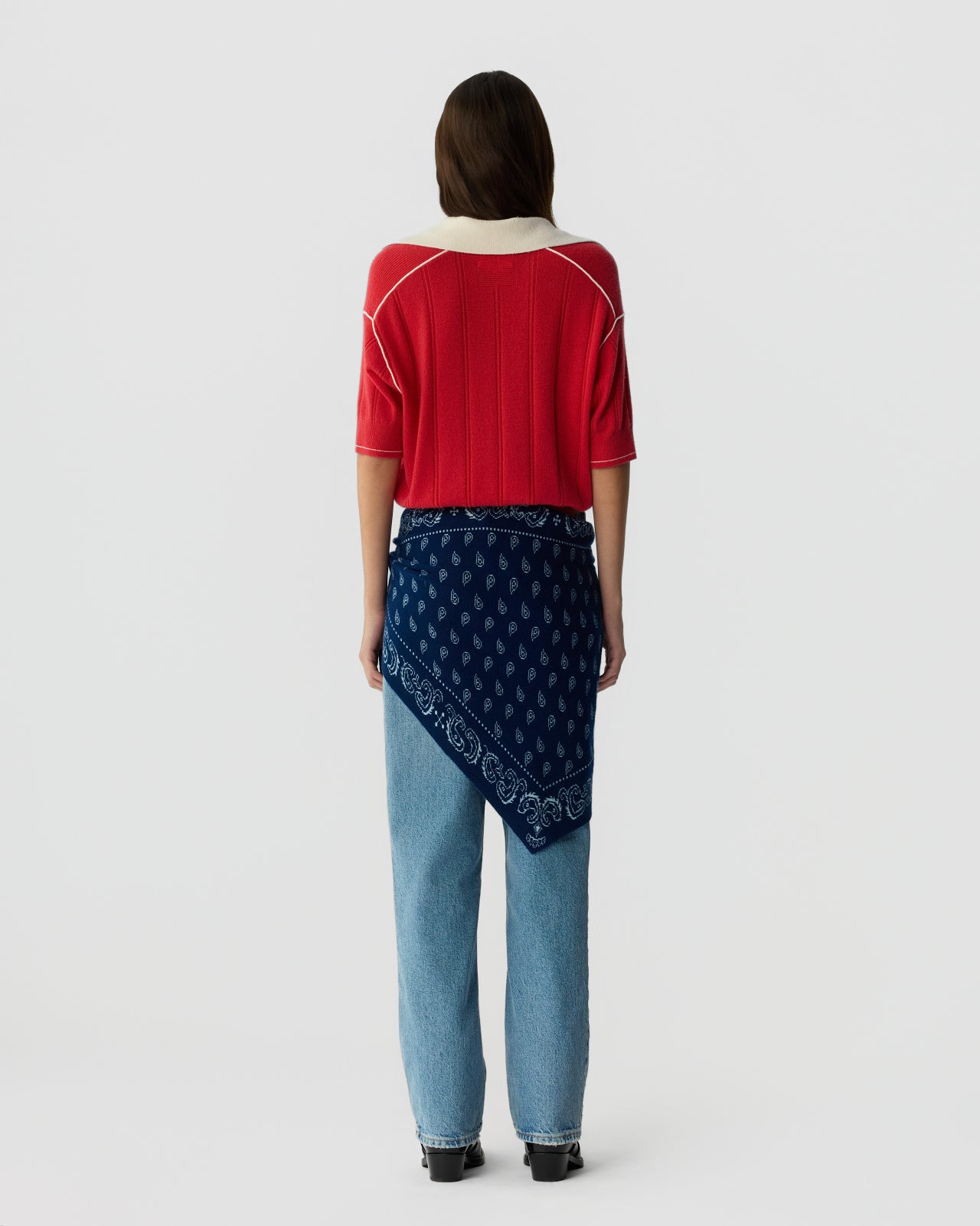 Pele Polo - Scarlet/Cream