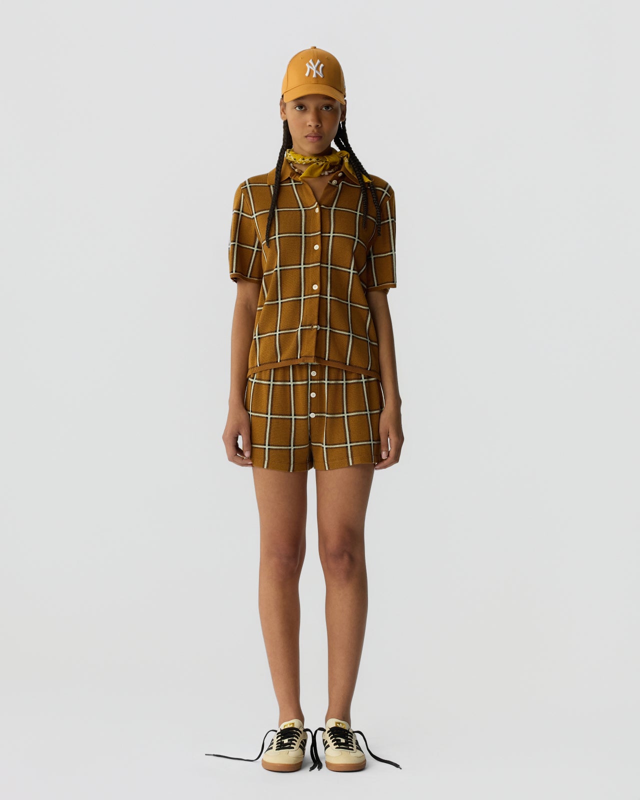 Picnic Plaid Short - Suede Combo