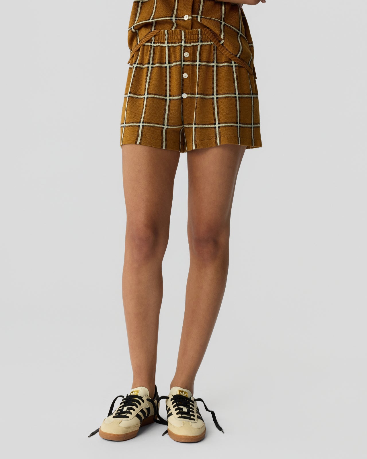 Picnic Plaid Short - Suede Combo