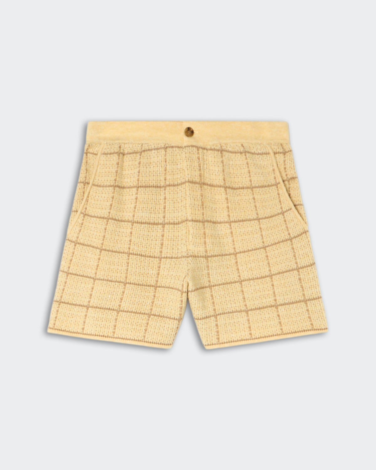 Plaid Short - Butter/Camel