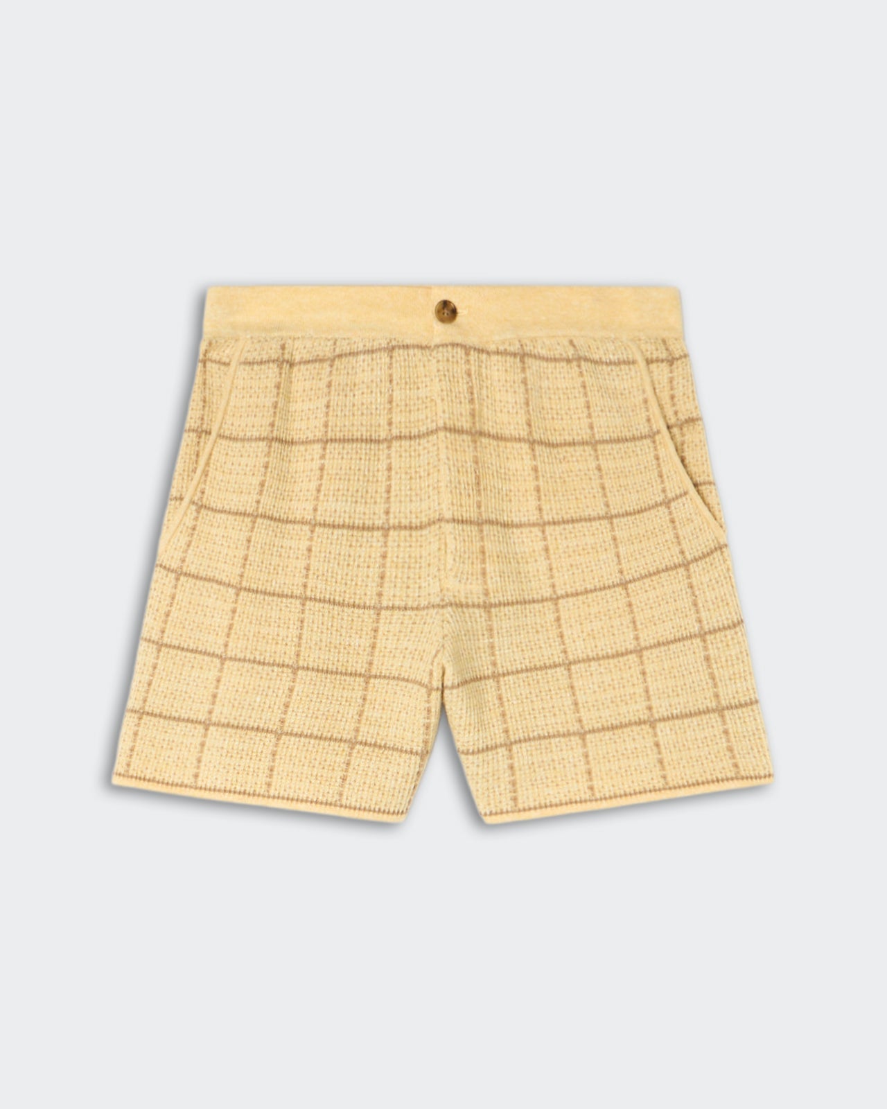 Plaid Short - Butter/Camel