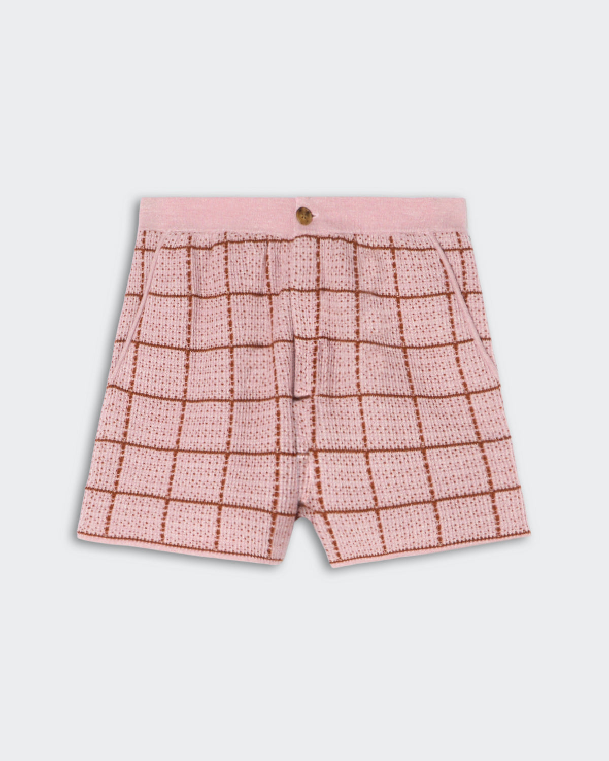 Plaid Short - Sprinkle/Burnt Sienna