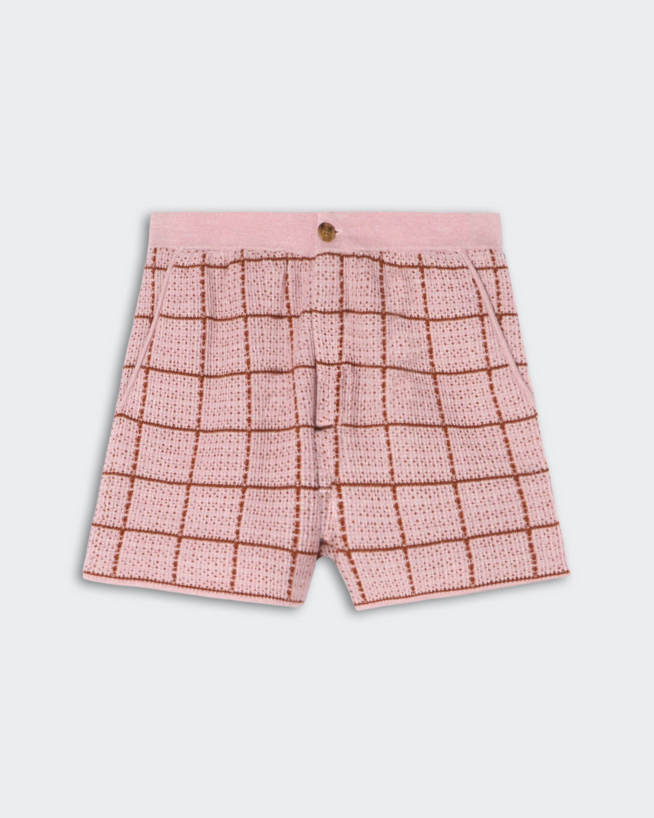 Plaid Short - Sprinkle/Burnt Sienna