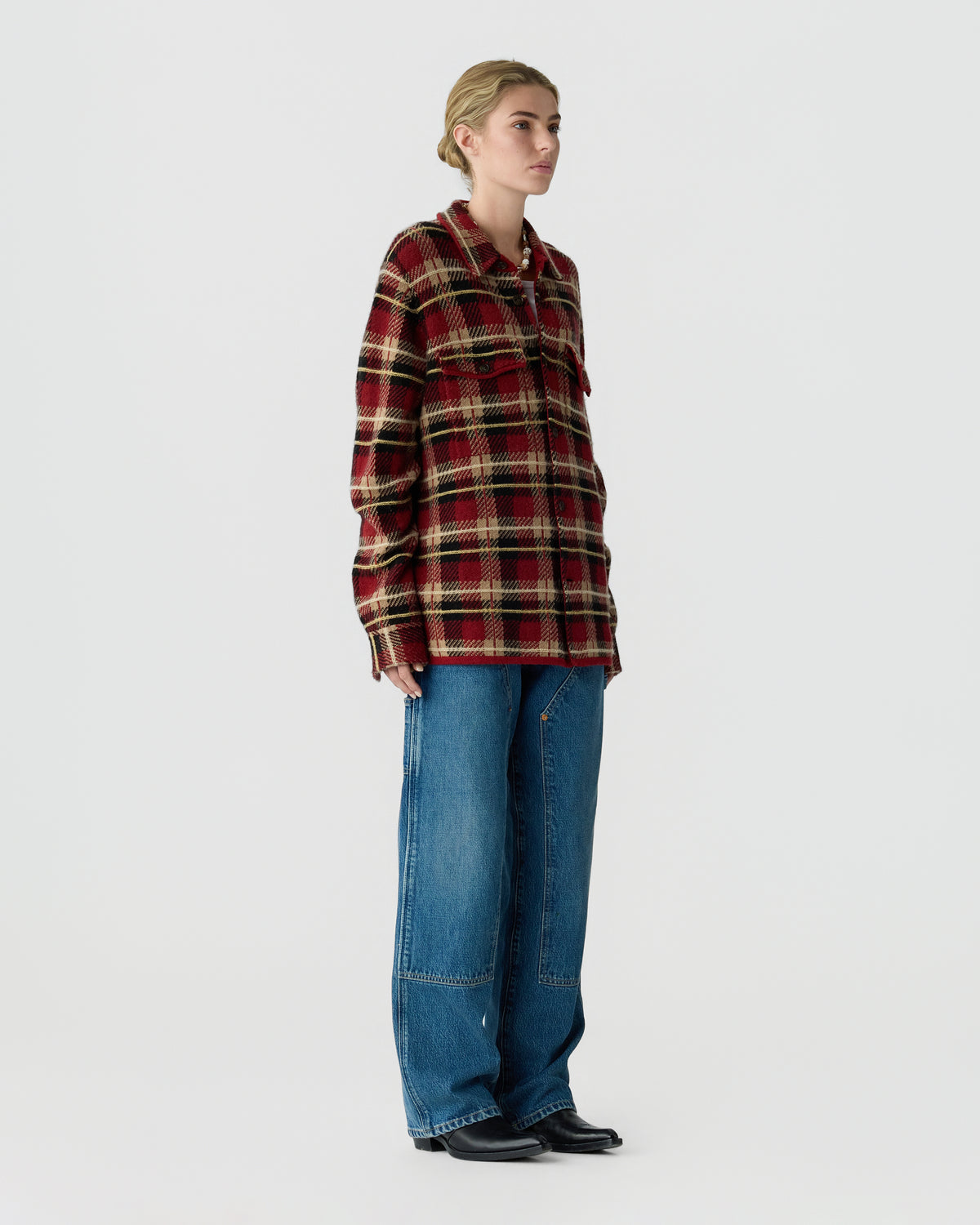 Plaid Work Shirt - Carmine Combo