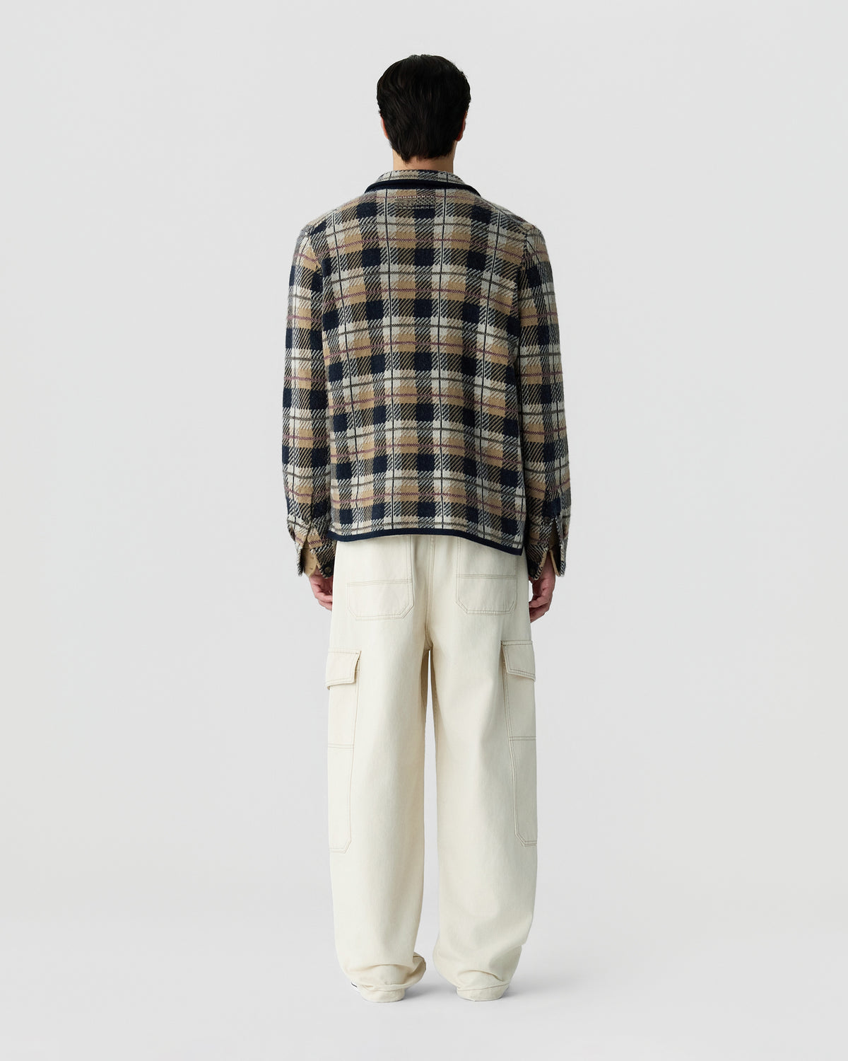 Plaid Work Shirt - Camel Combo