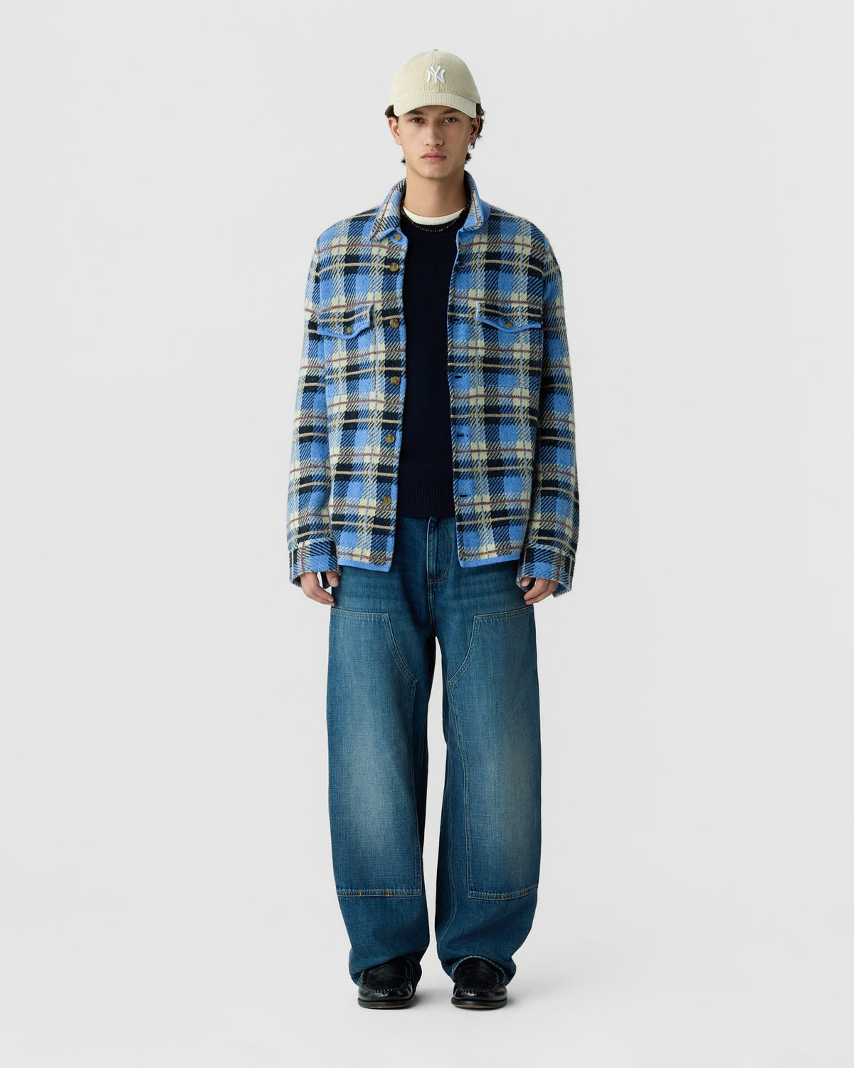 Plaid Work Shirt - Delft Blue Combo