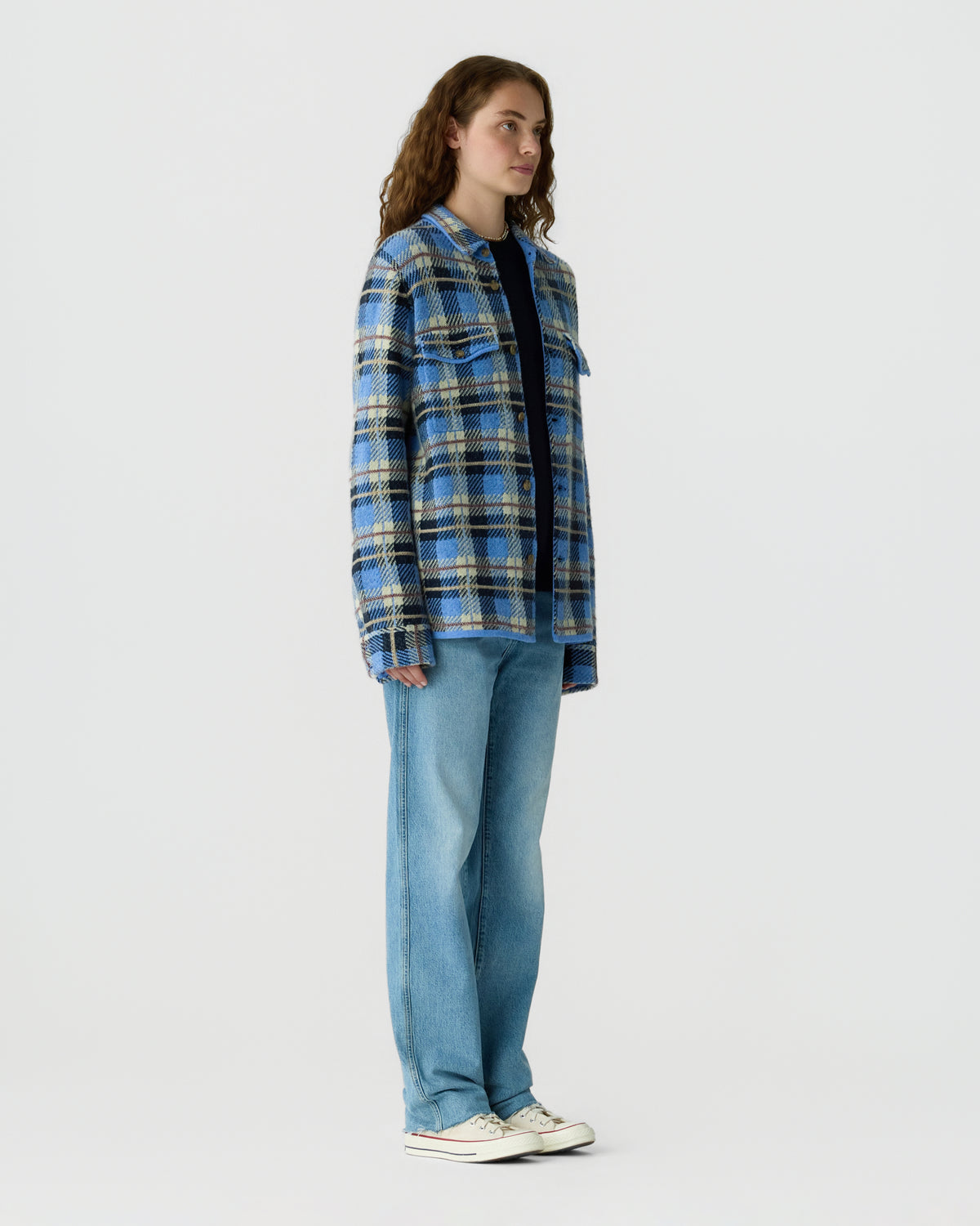 Plaid Work Shirt - Delft Blue Combo
