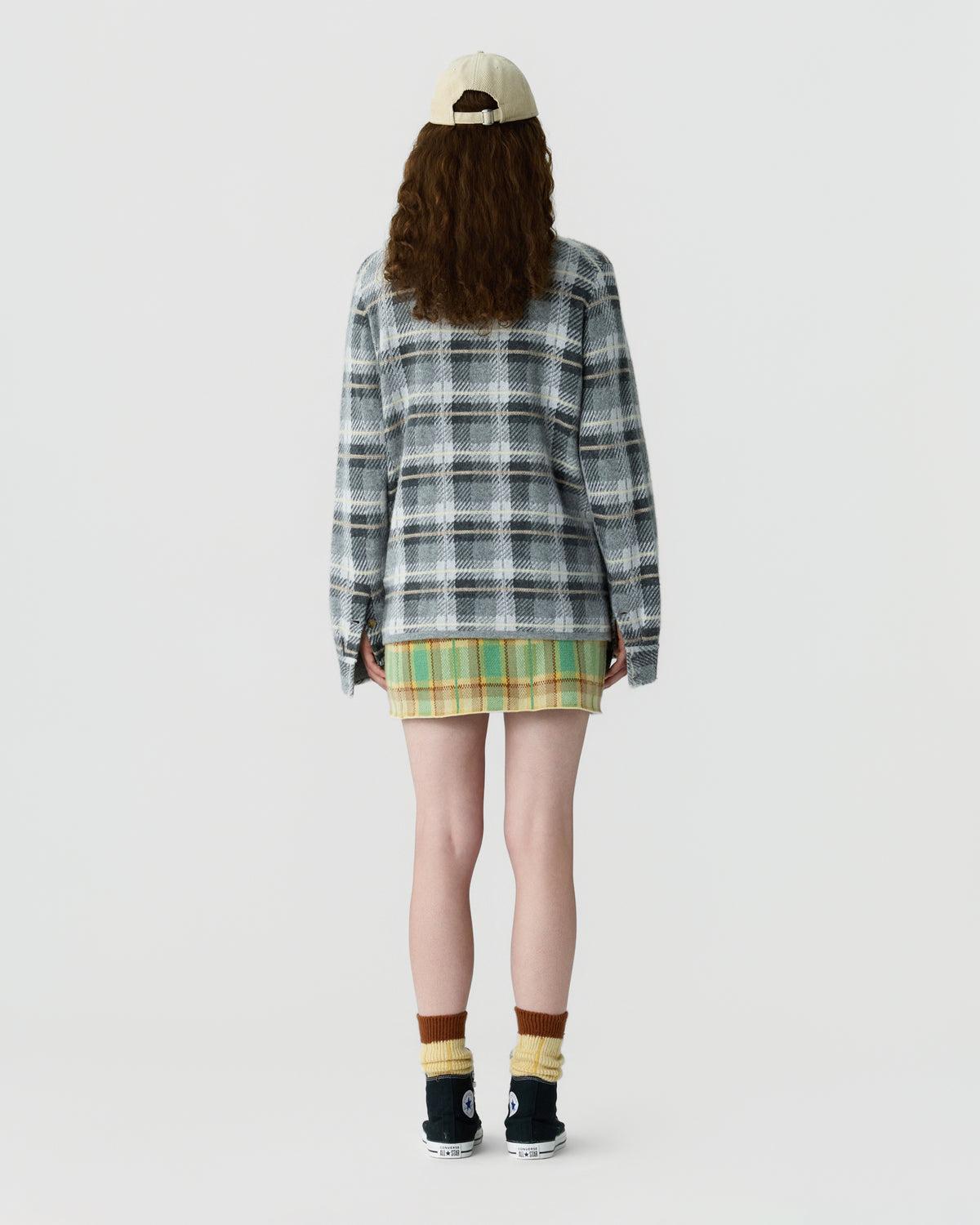 Plaid Work Shirt - Heather Grey Combo
