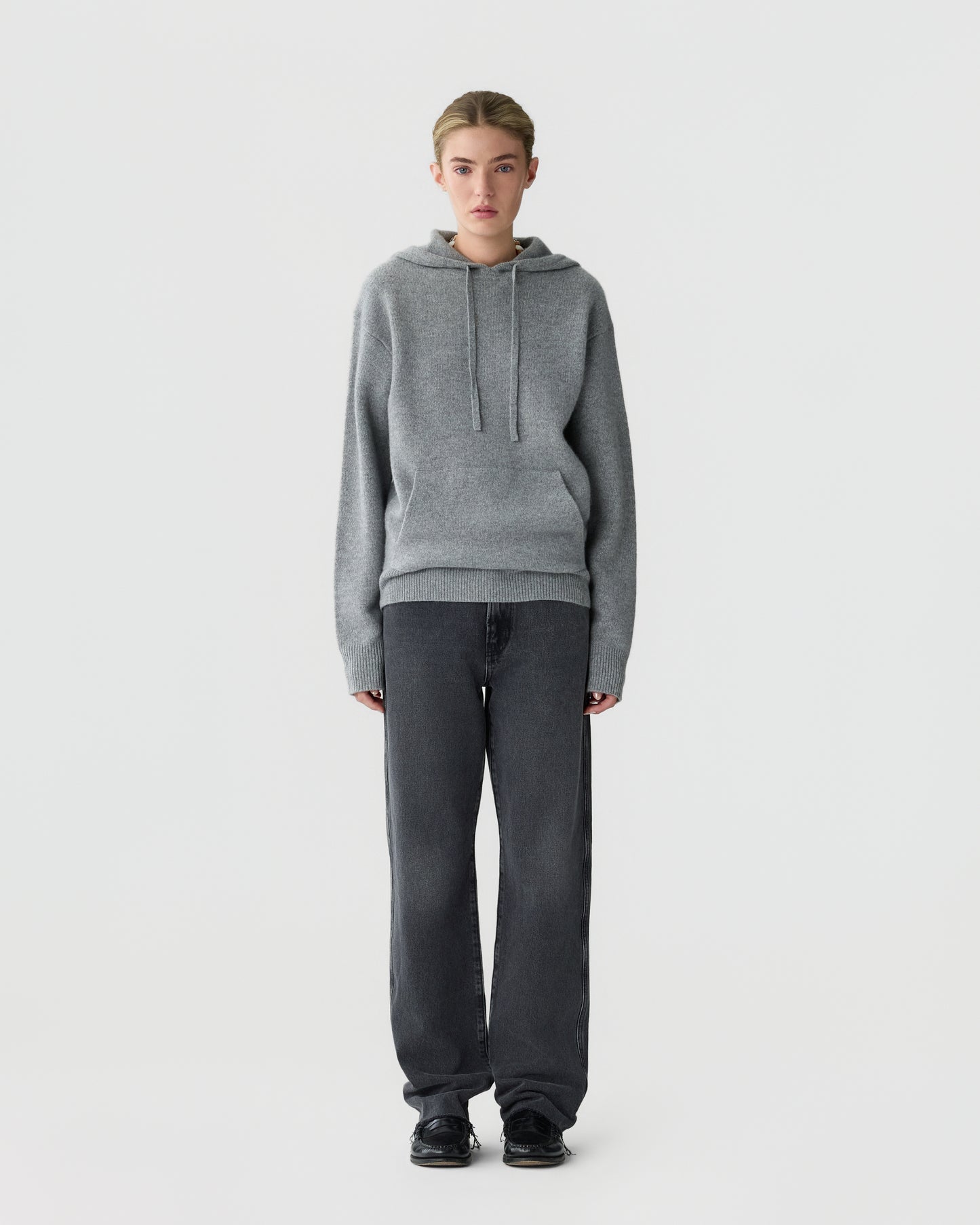 Pullover Hoodie - Heather Grey