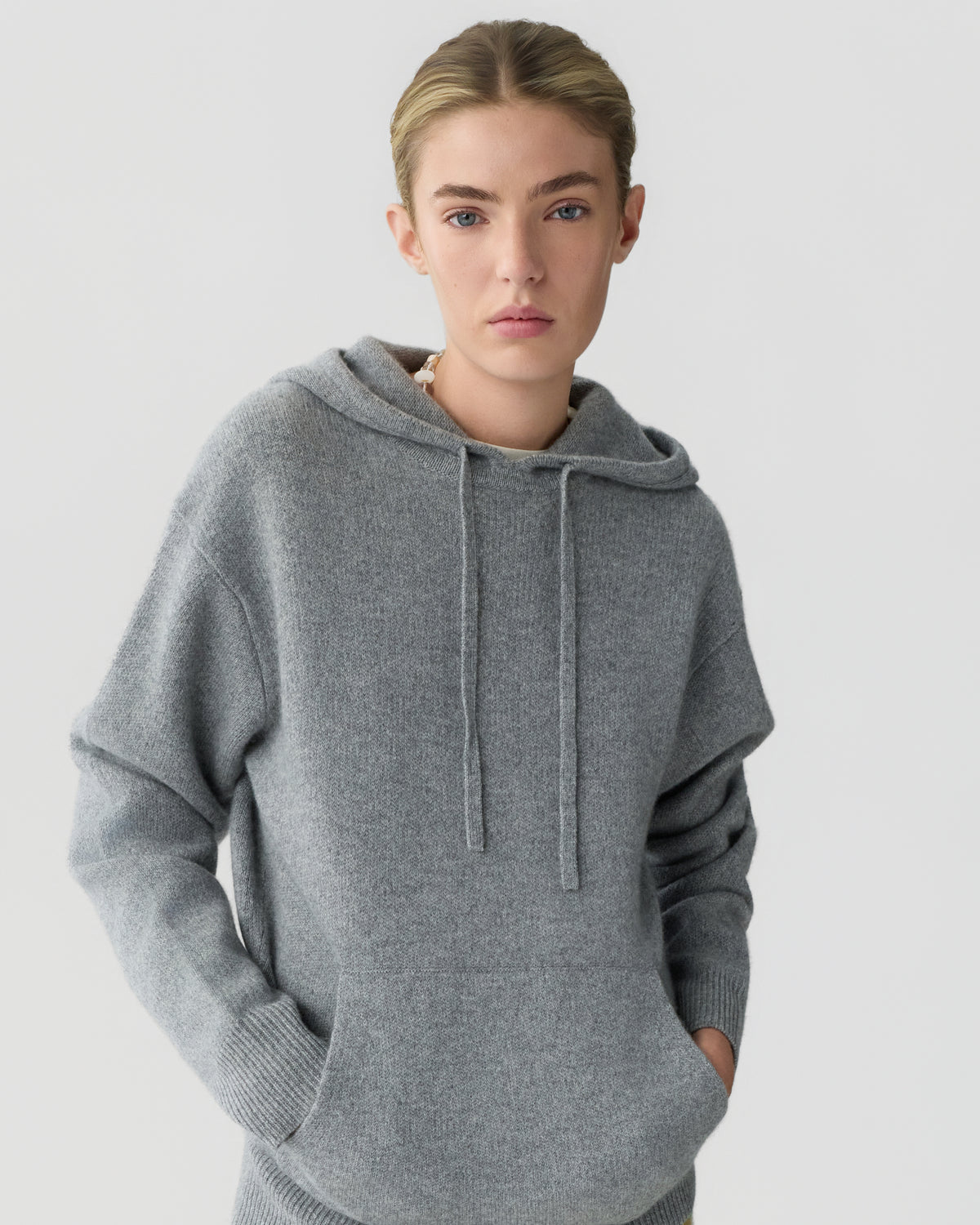 Pullover Hoodie - Heather Grey