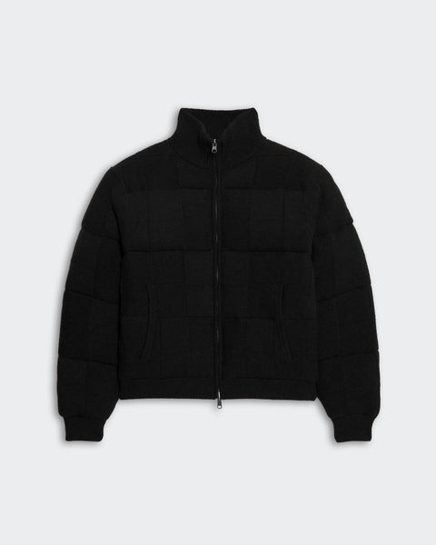 Quilted Puffer Jacket - Black – Guest In Residence