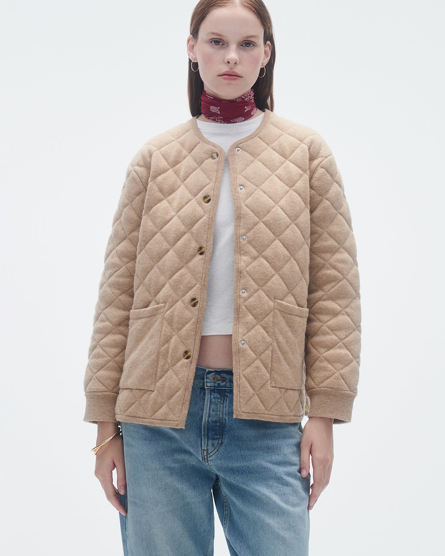 Quilted Liner Jacket - Dune