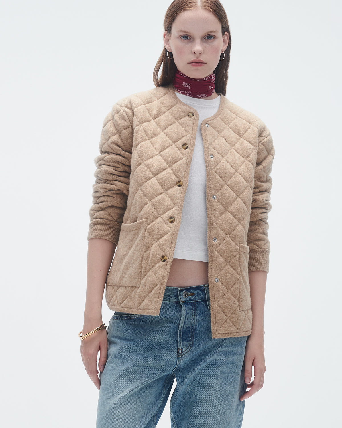 Quilted Liner Jacket - Dune