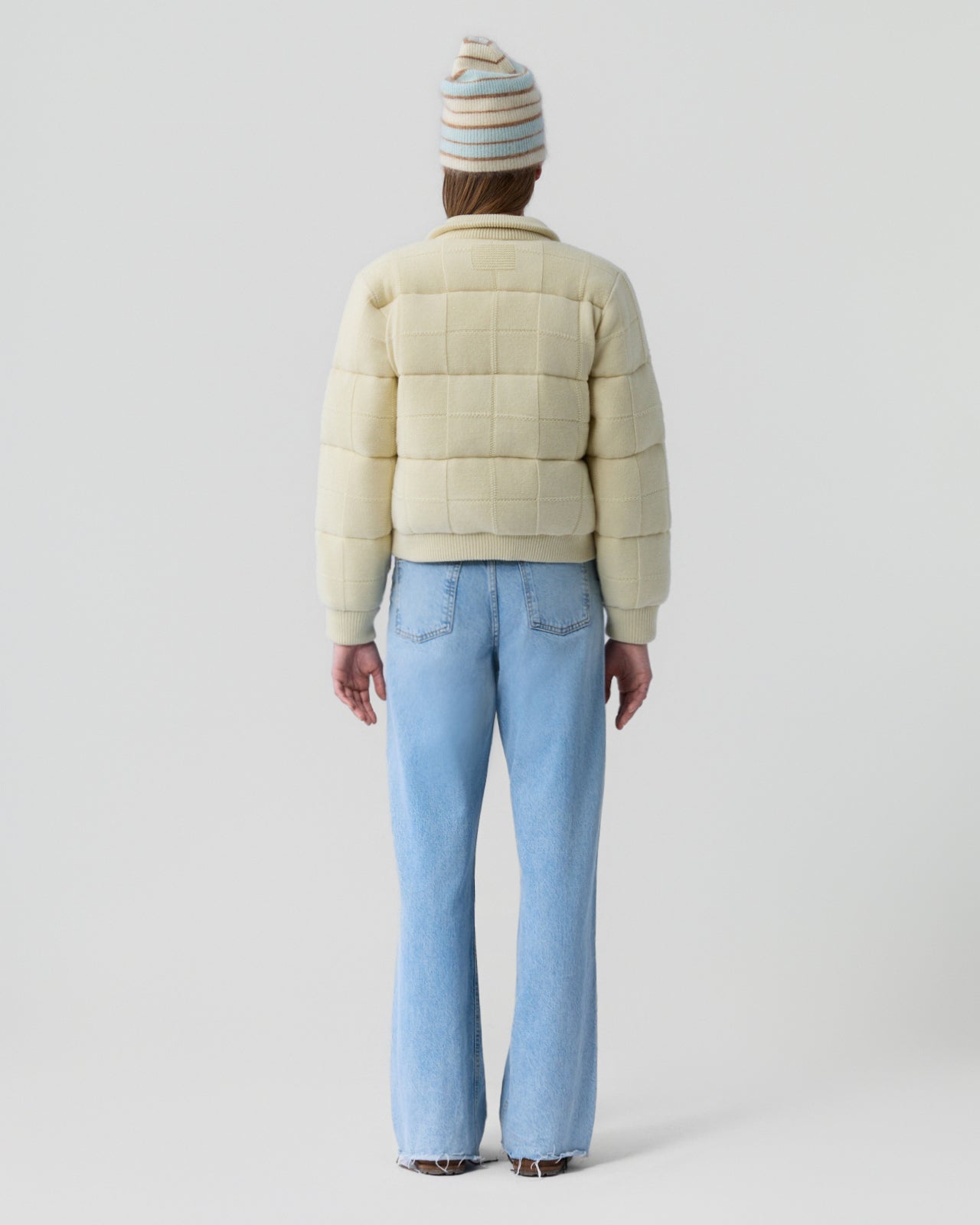 Quilted Puffer Jacket - Mist